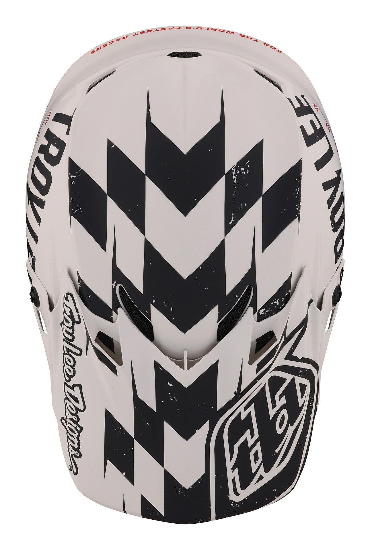 Casco Troy Lee Designs Se4 Polyacrylite Race Shop White / Black