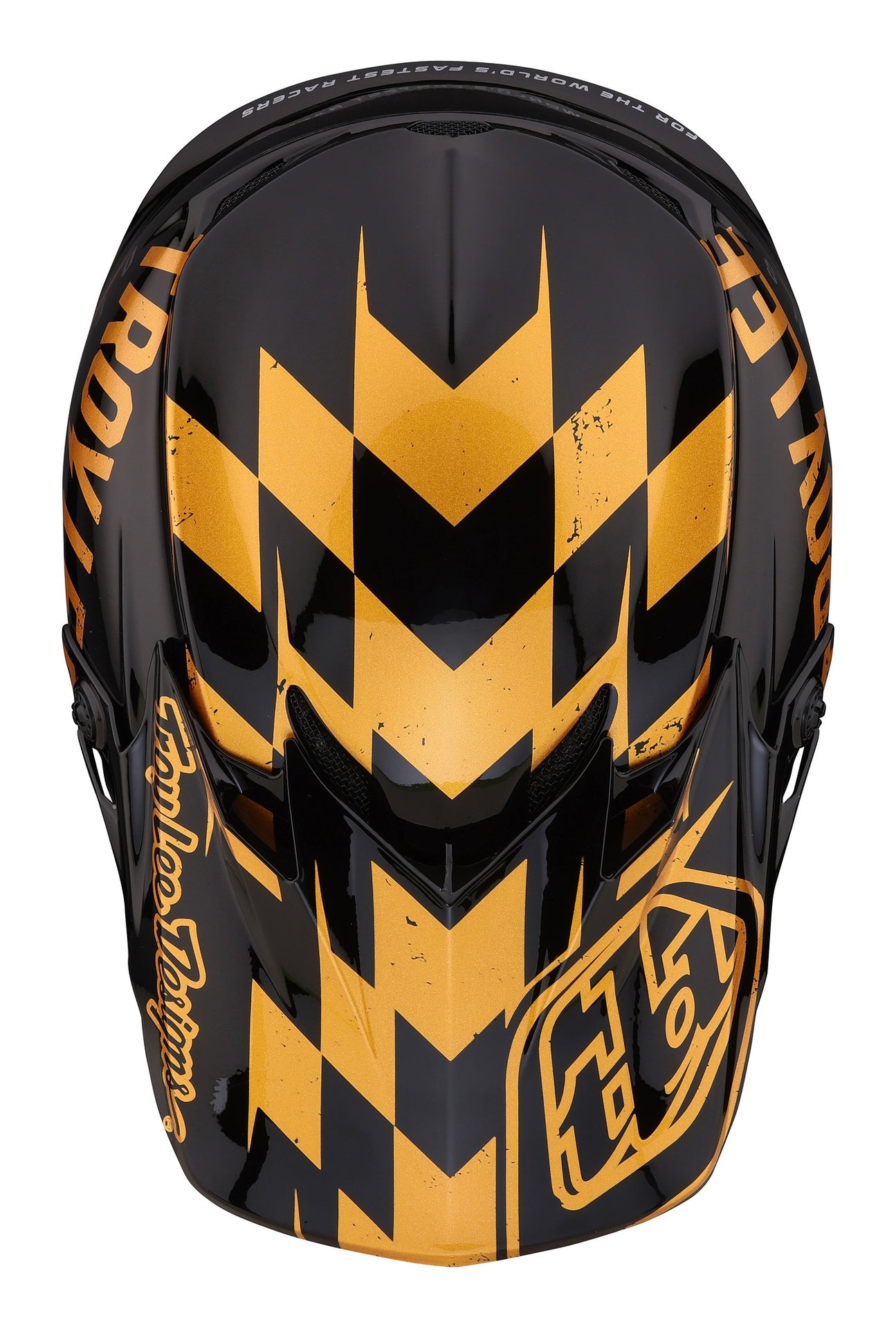 Casco Troy Lee Designs Se4 Polyacrylite Race Shop Black / Gold