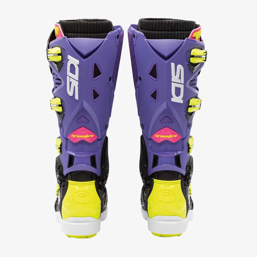 Boots Crossfire 3 SRS Violet Black Fluo Yellow