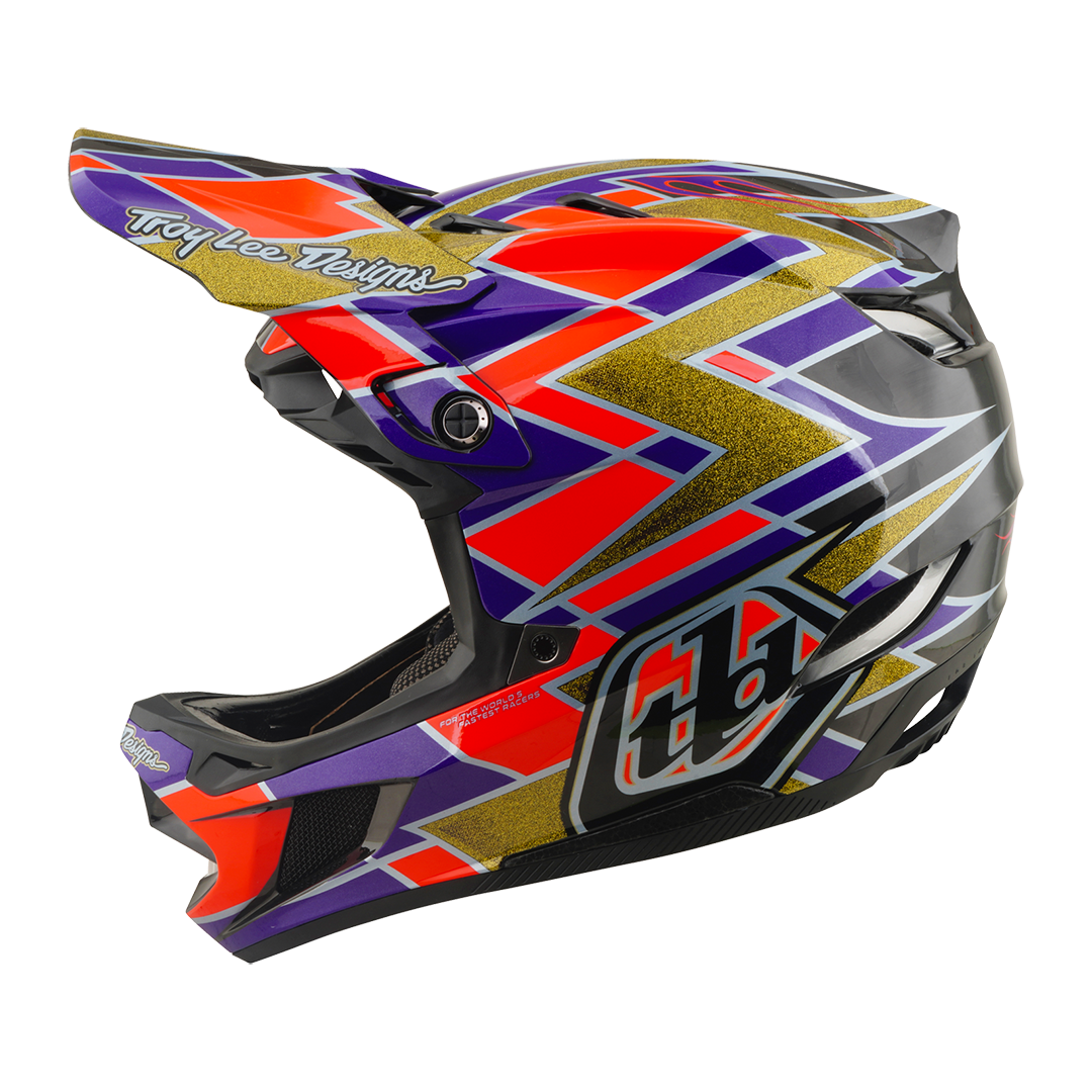 Casco para MTB D4 Carbon Helmet; Flush Violet