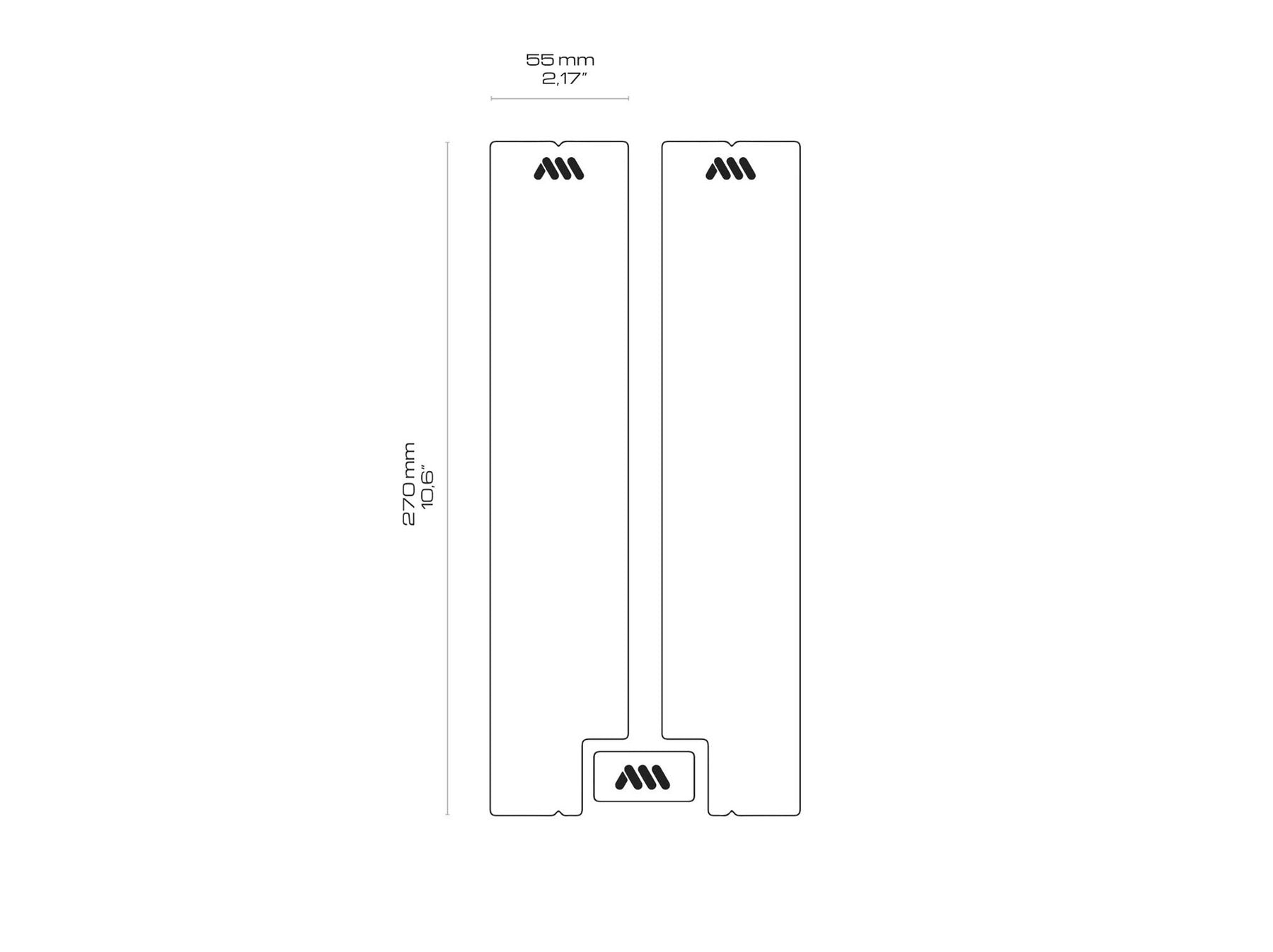 Fork Guard Black Silver
