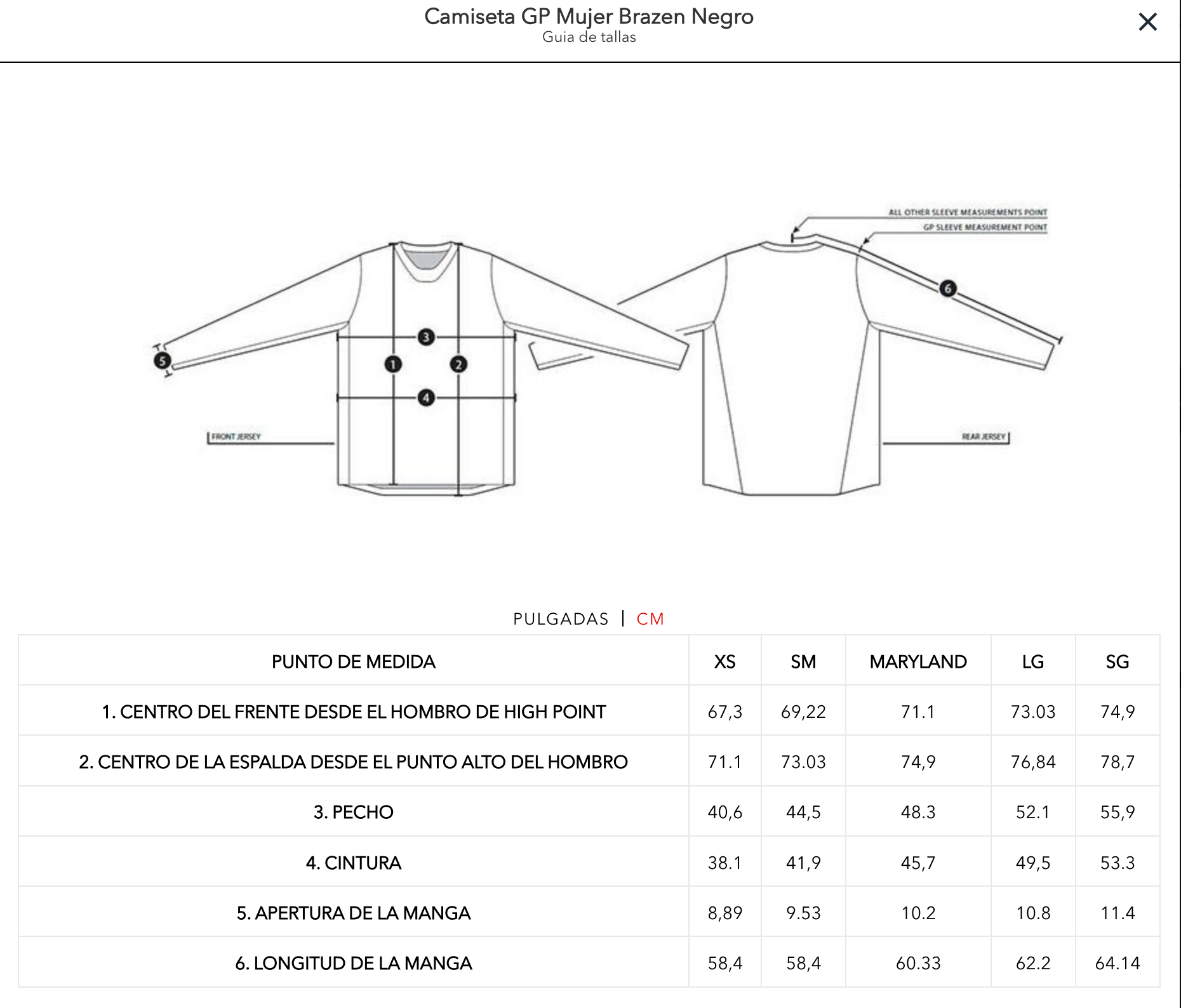 Jersey para mujer Troy Lee Designs Gp Moto Brazen White