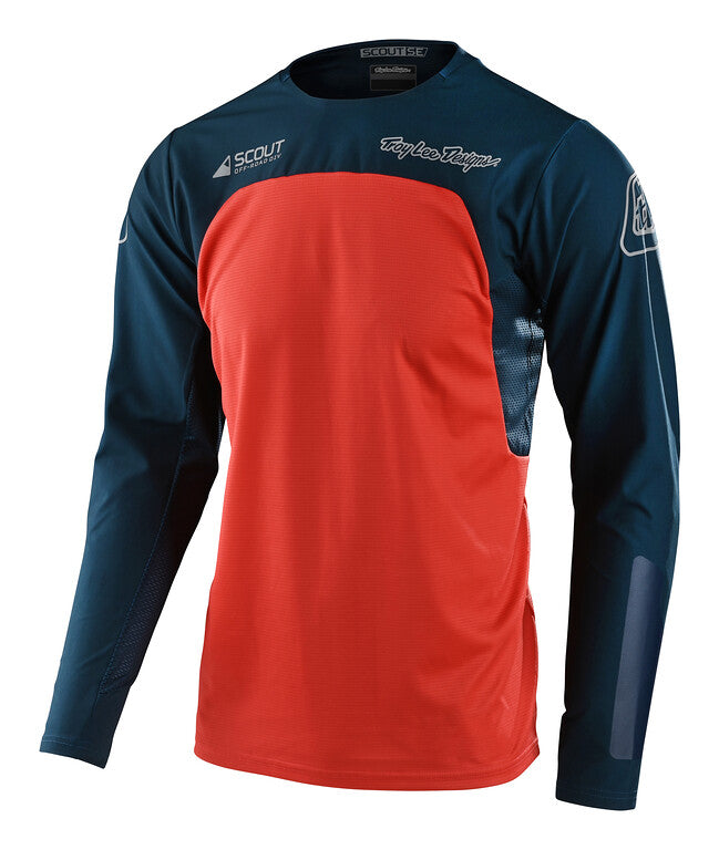 Jersey Troy Lee Designs Scout Se Moto Systems Marine / Orange