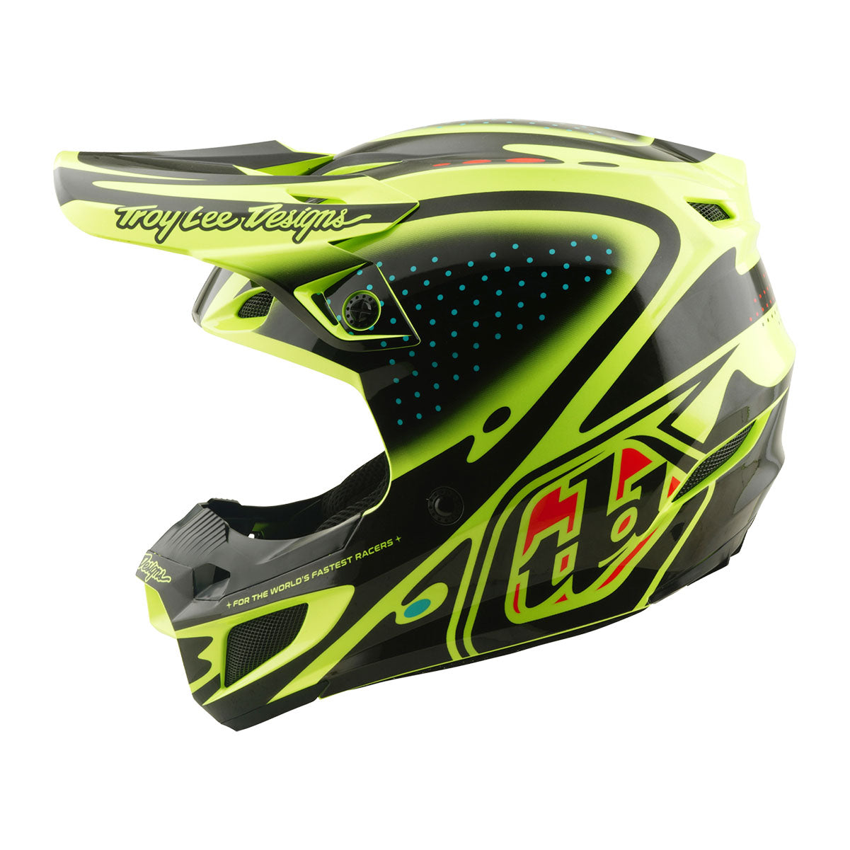 Casco para Moto SE5 Polycarbonate; The Line Flo Yellow