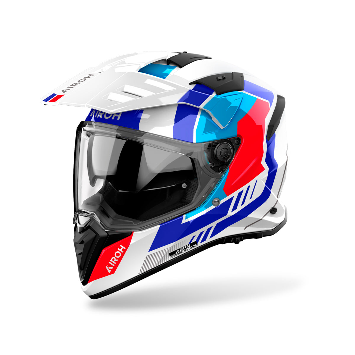 Casco para Moto Bandit Horn White Gloss Airoh