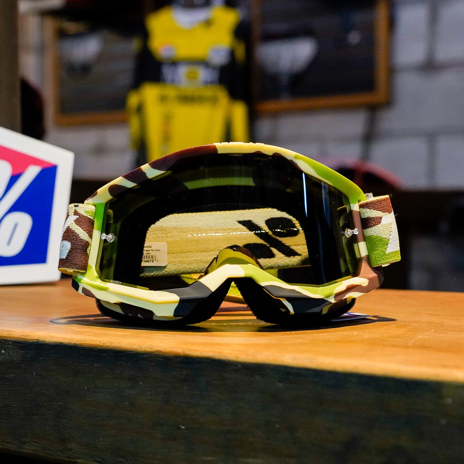 Goggles 100% Strata 2 Sand War Camo - Mica Smoke