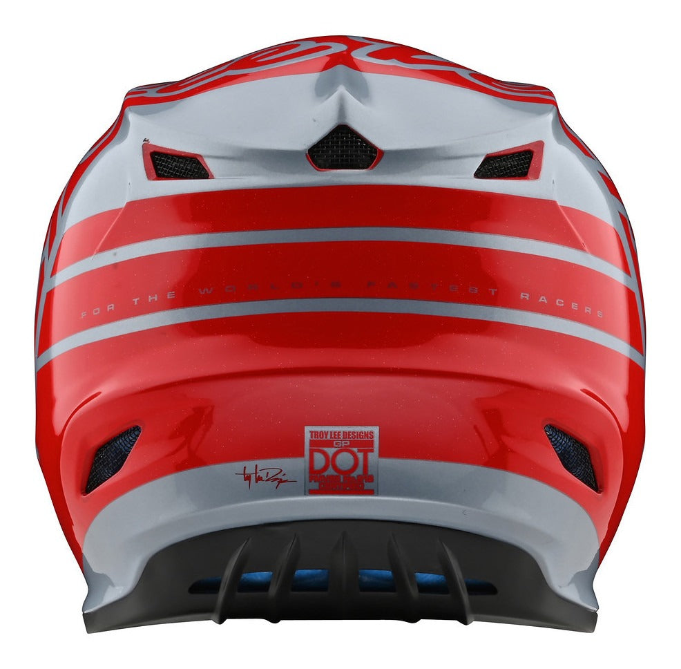 Casco Troy Lee Designs GP Moto Silhouette Red / Silver