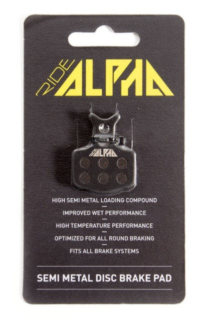 Pastillas De Freno Ride Alpha Semi Metalicas - Avid Elixir