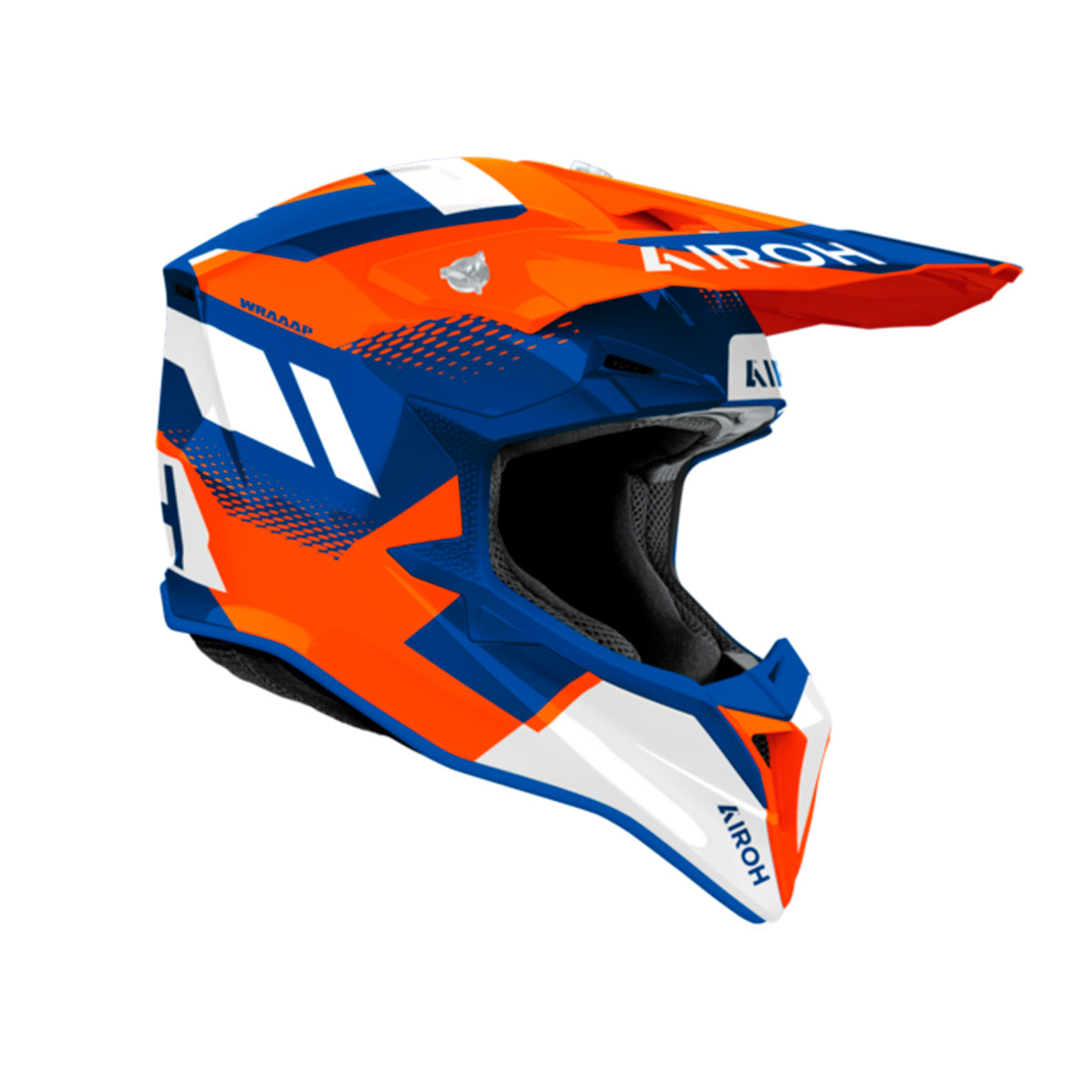 Casco para Moto Wraaap Vision Orange / Blue Gloss Airoh