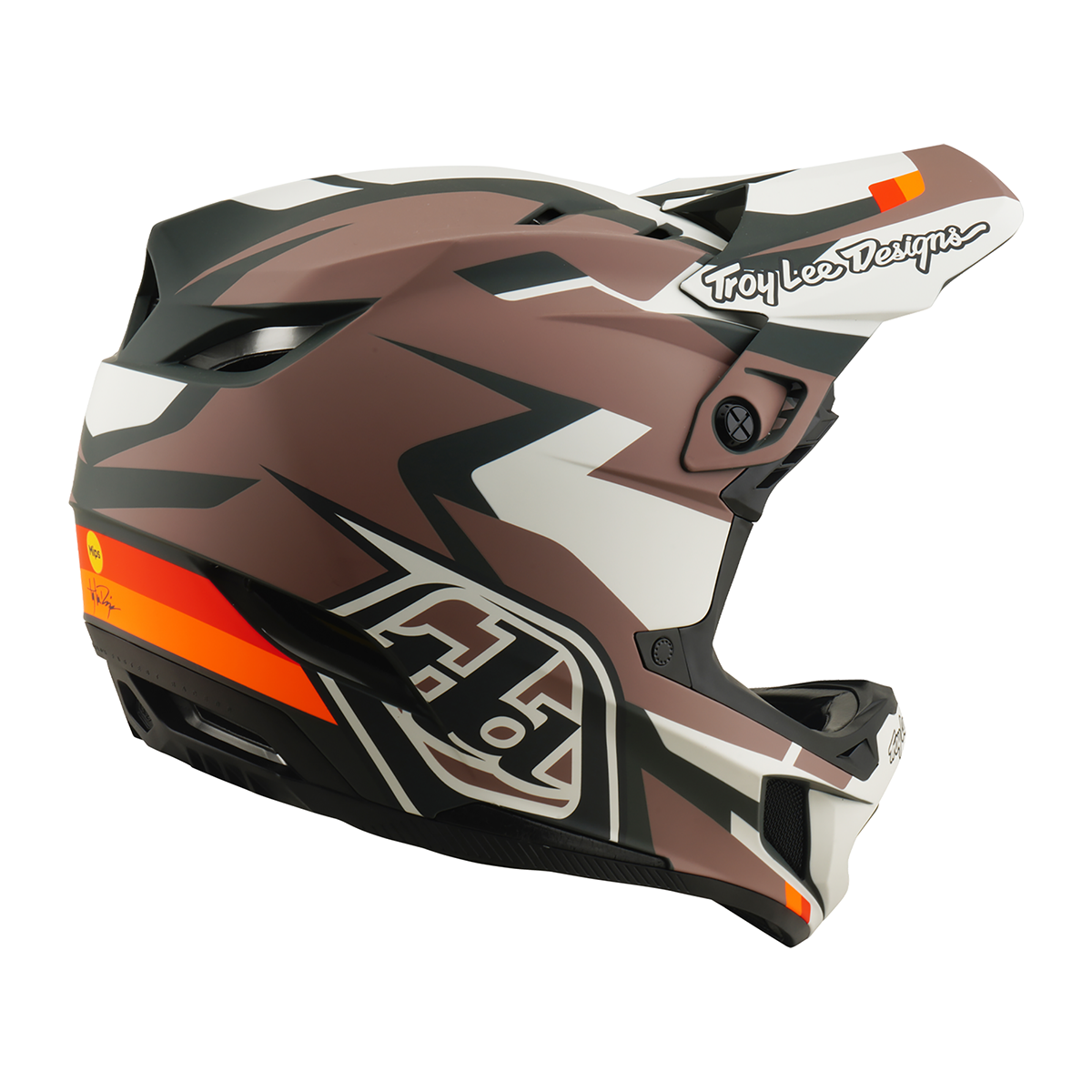 Casco MTB Troy lee designs D4 Polyacrylite Roamer Clay