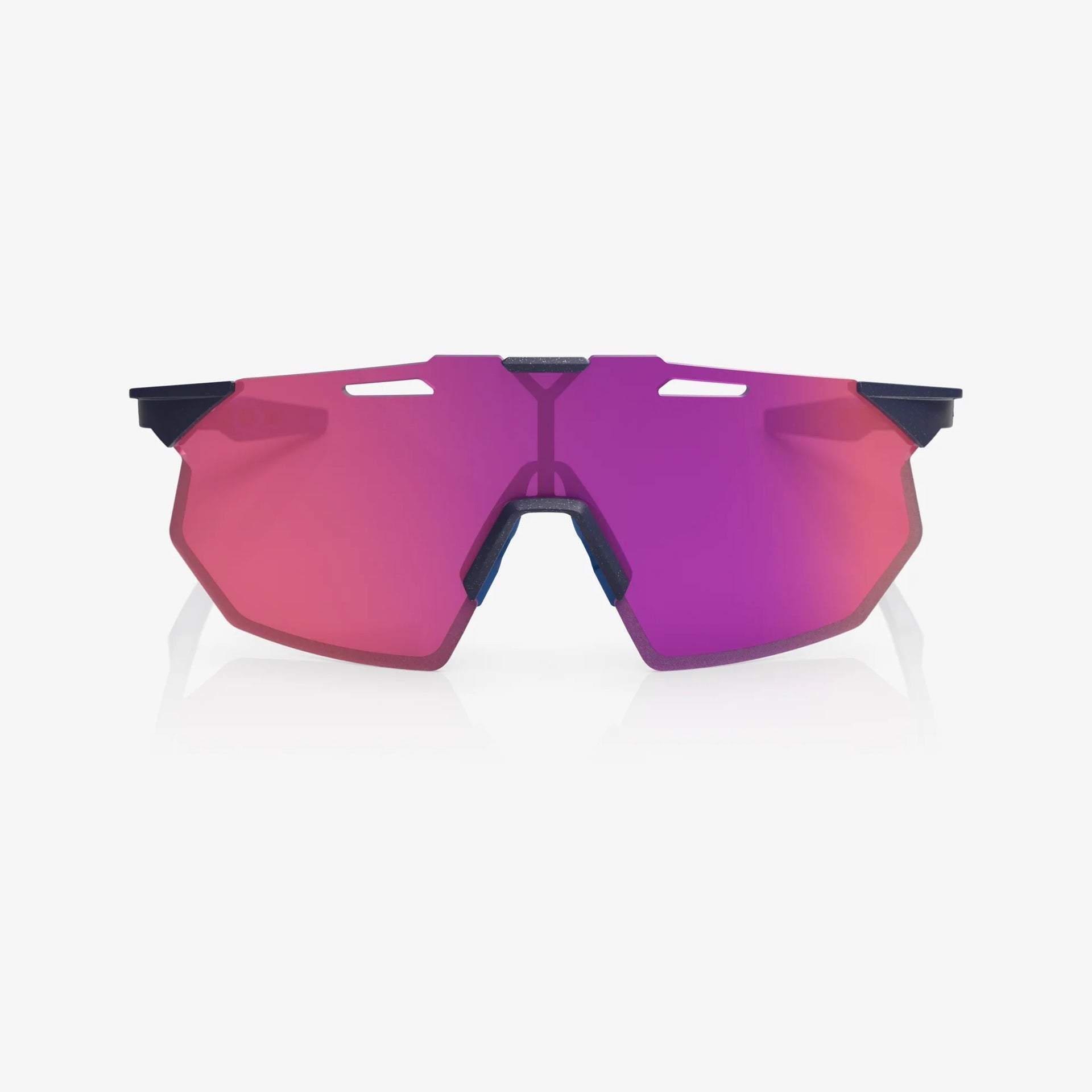 Lentes deportivos 100% HYPERCRAFT SQ Satin Storm Metallic - Purple Mirror Lens