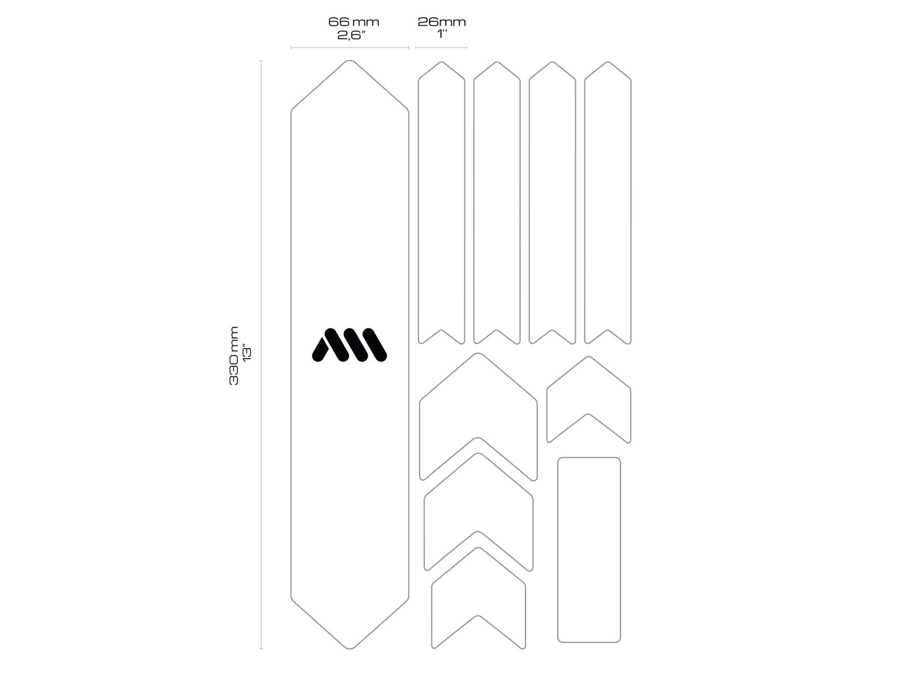 Defender Frame XL White / Wolf