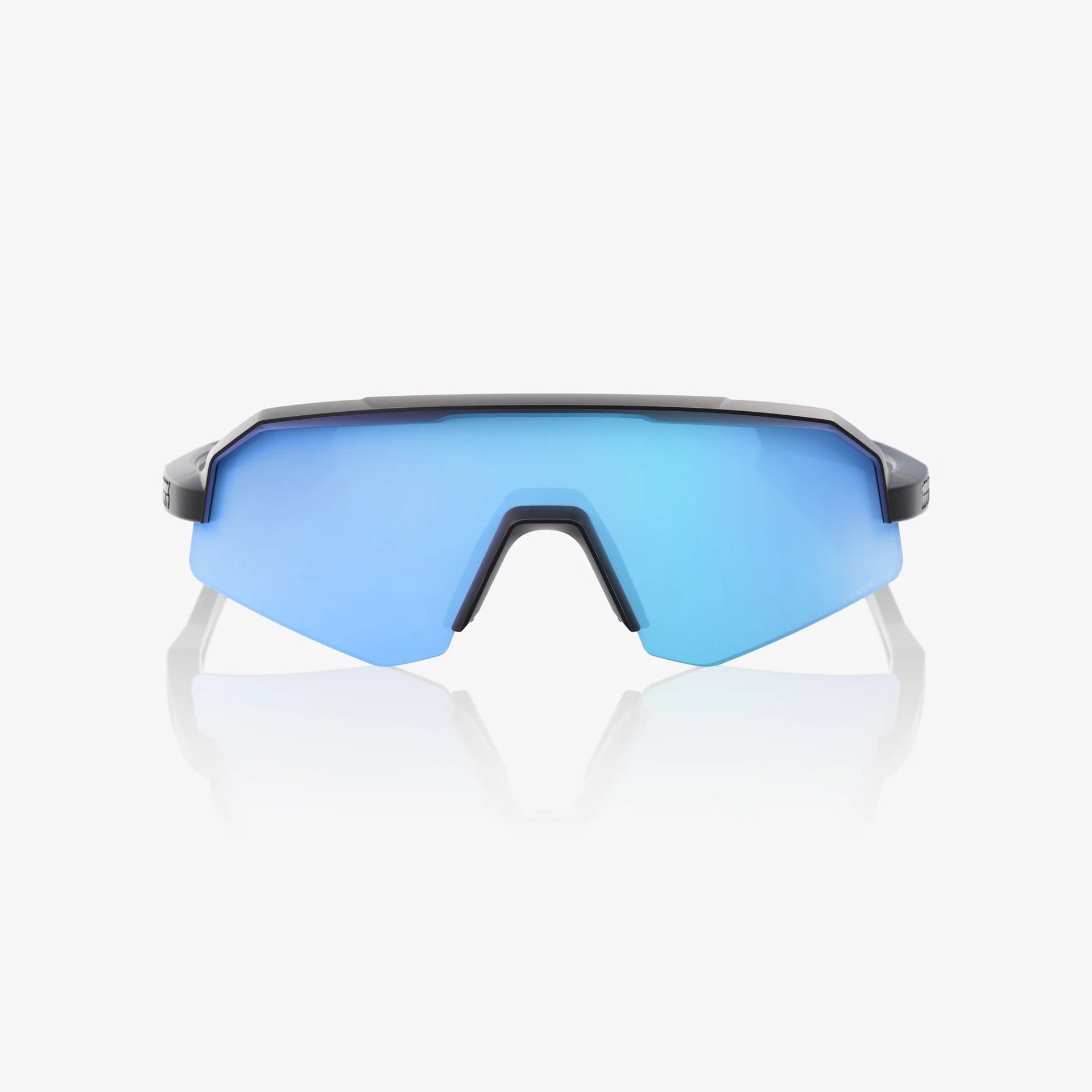 Lentes deportivos juveniles 100% SLENDALE YOUTH - Matte Black - HiPER Blue Multilayer Mirror