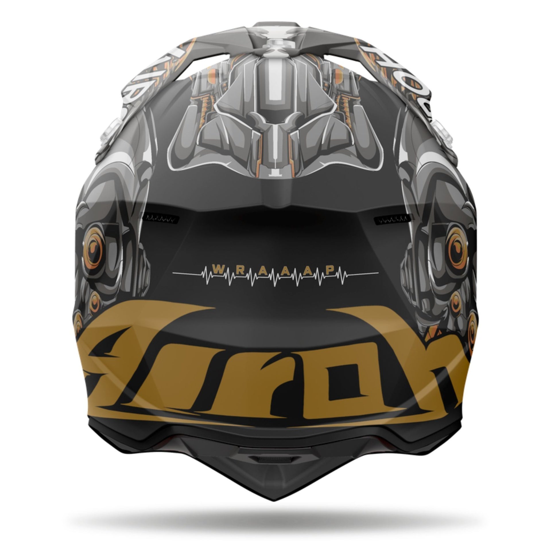 Casco Wraaap Cyborg Matt