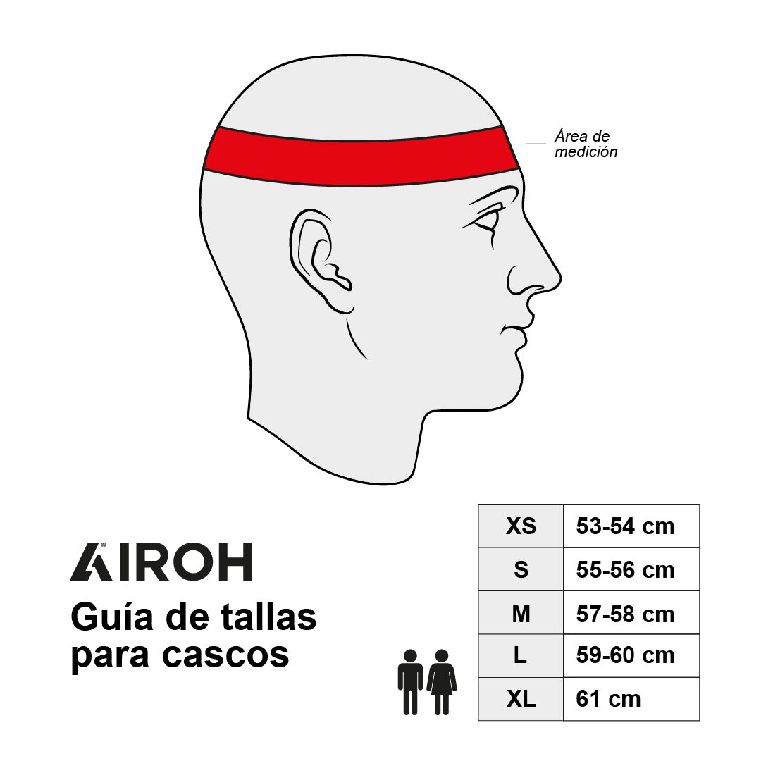 Casco para Moto Airoh Matryx Rider Red Matt