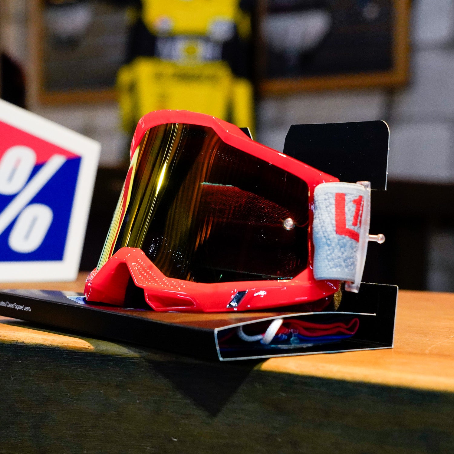 Goggles 100% Accuri 2 Gatorback - Mica Espejo Roja