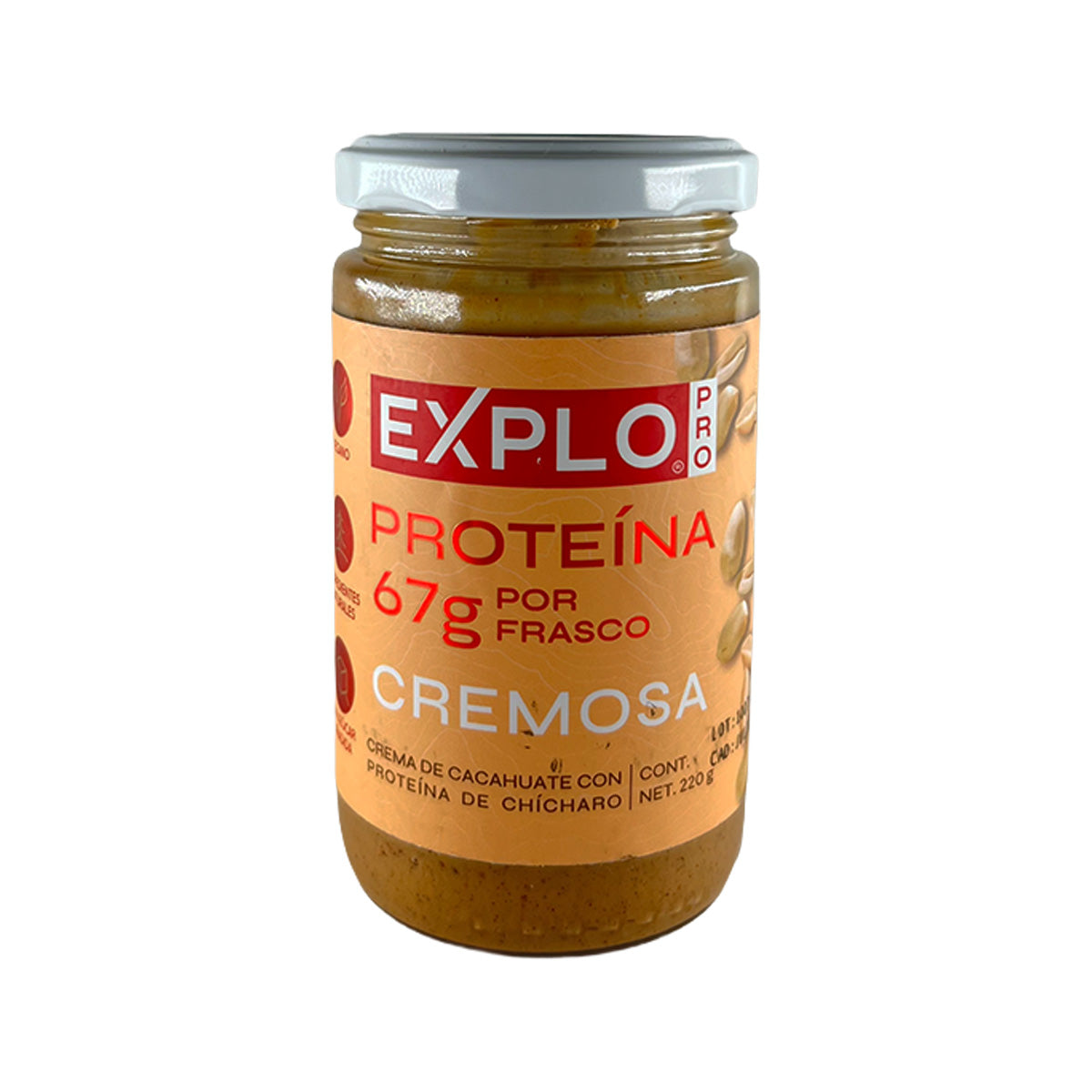 Crema de Cacahuate Cremosa 67g