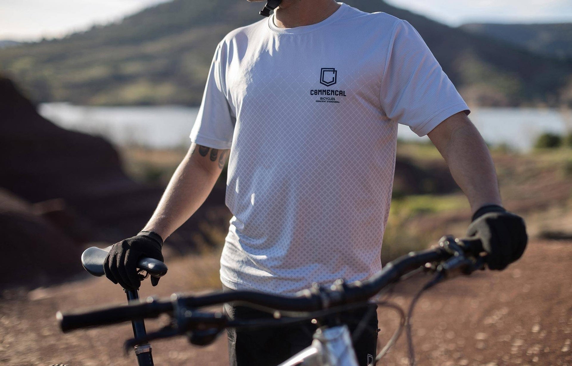 Jersey Mangas Cortas Commencal Light Grey