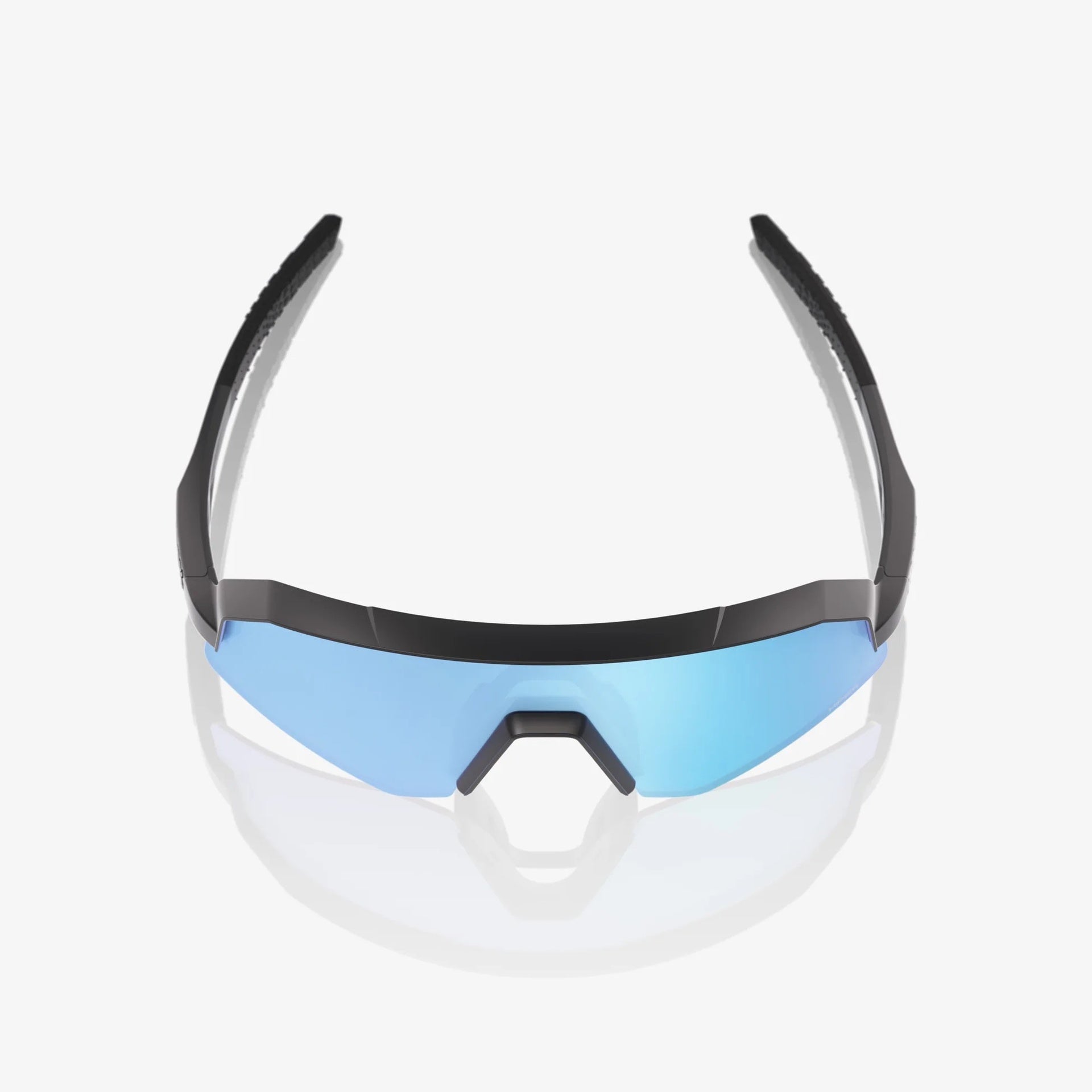 Lentes deportivos juveniles 100% SLENDALE YOUTH - Matte Black - HiPER Blue Multilayer Mirror