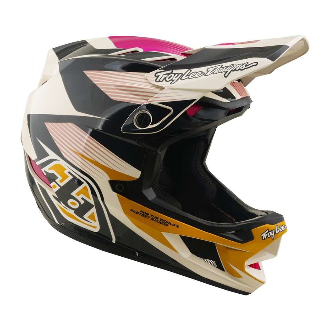 Casco para MTB D4 Polyacrylite Helmet; Turbo Acid / Fuchsia