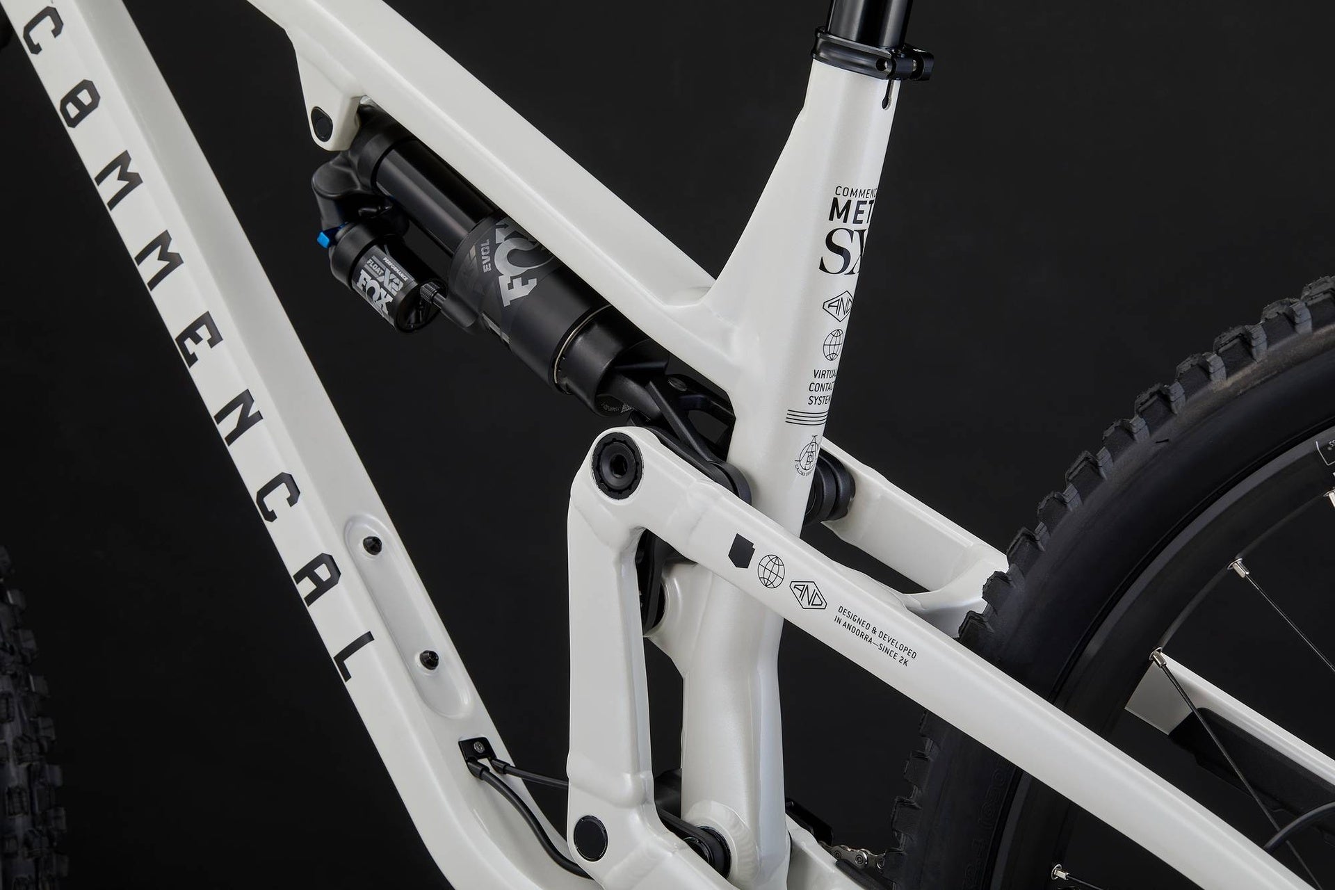 Commencal Meta Sx V5 Essential Clear Silver