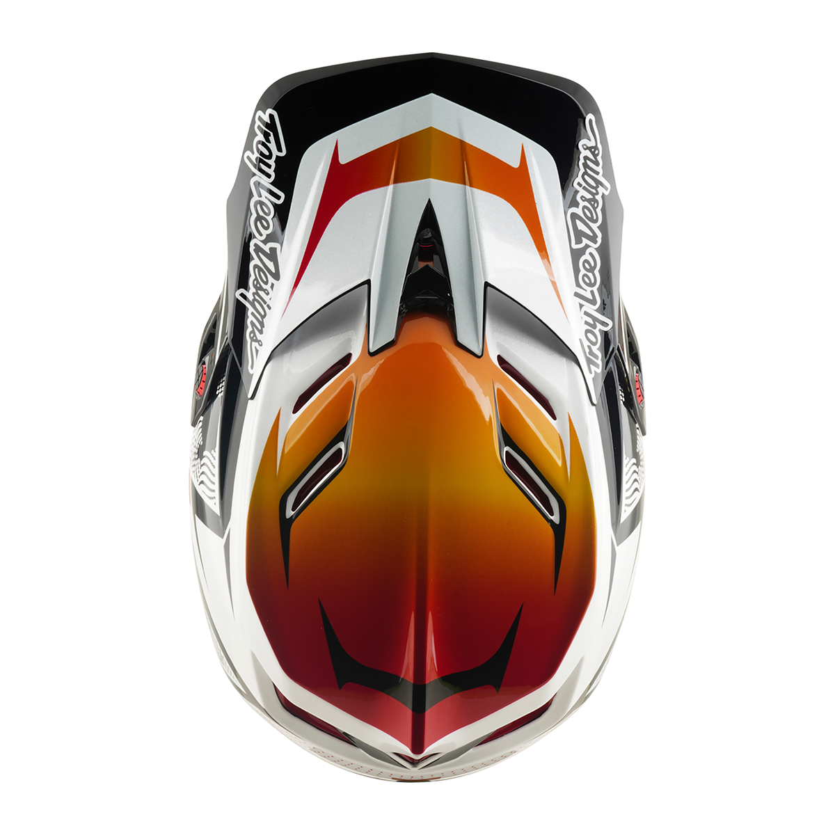 Casco MTB Troy lee designs D4 Composite Lined Up White