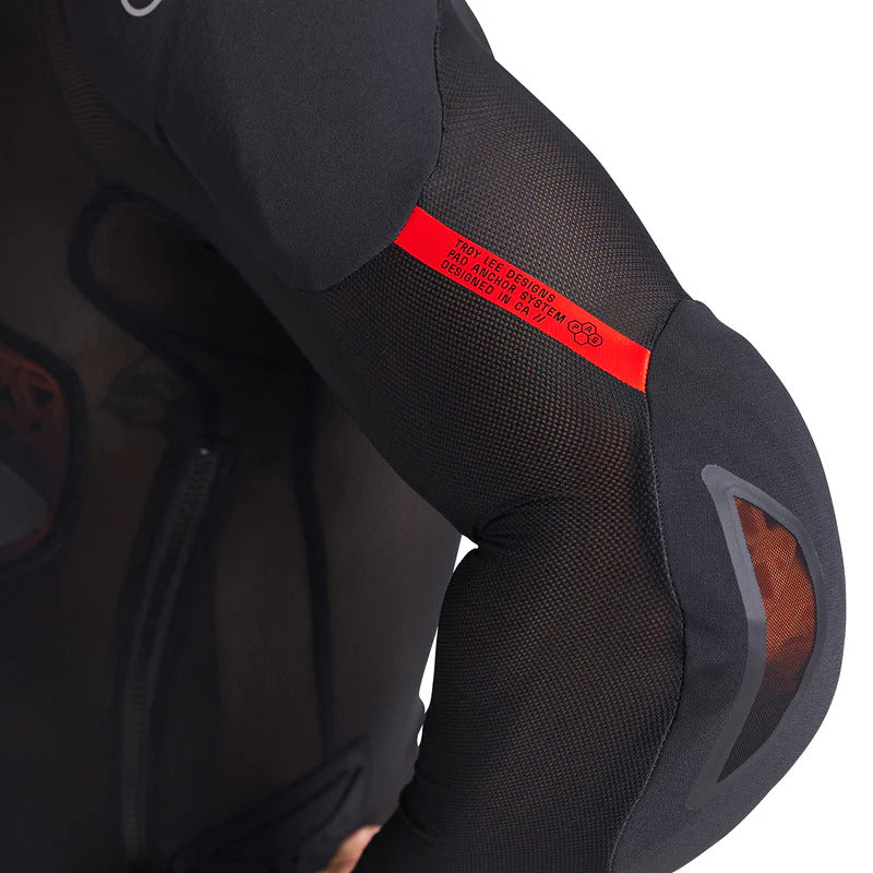 Camisa de Protección Manga Larga Troy Lee Designs Stage Ghost D3O Black