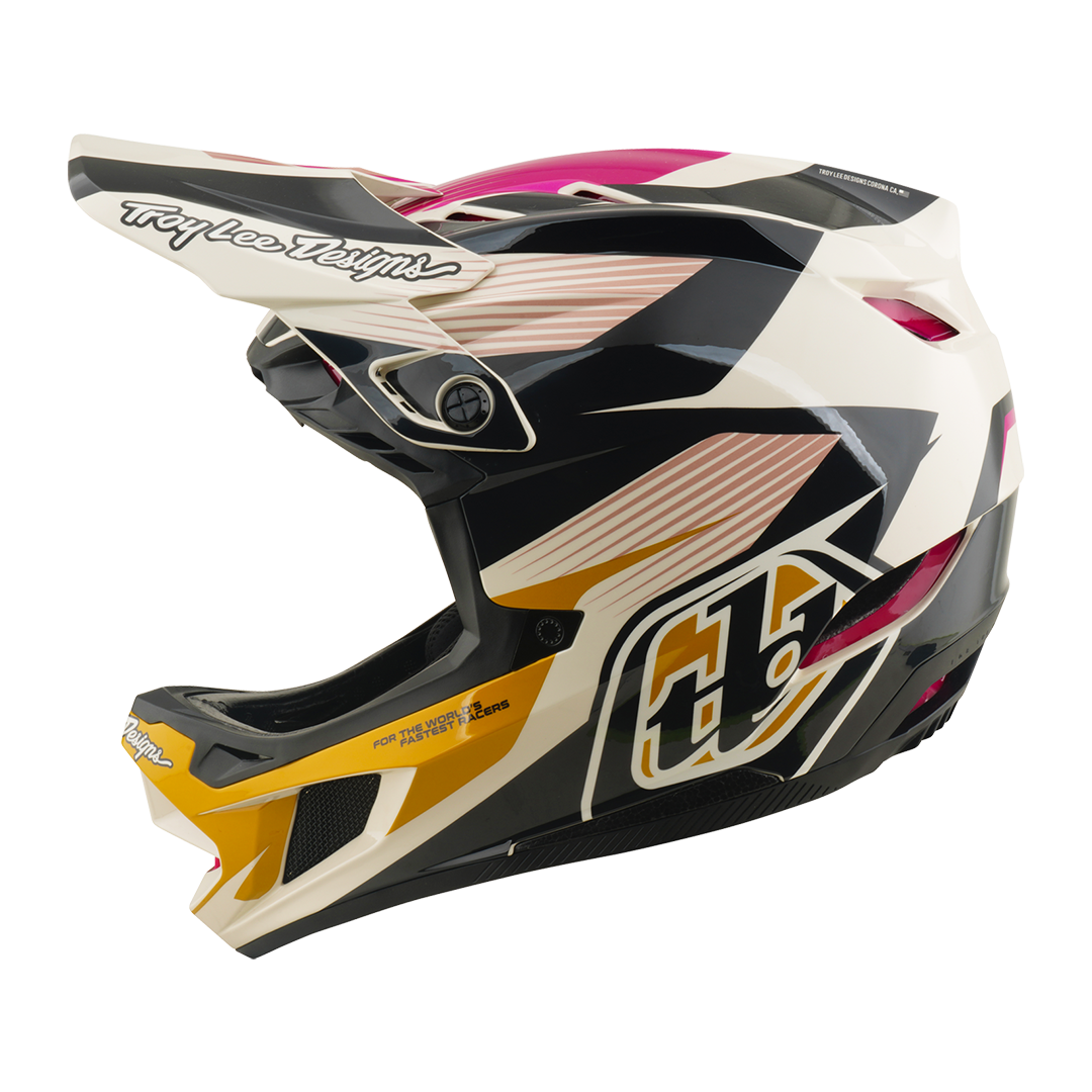 Casco para MTB D4 Polyacrylite Helmet; Turbo Acid / Fuchsia