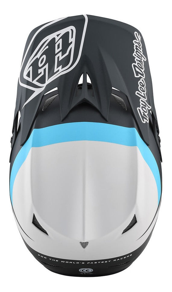 Casco Troy Lee Designs D3 Fiberlite Slant Green