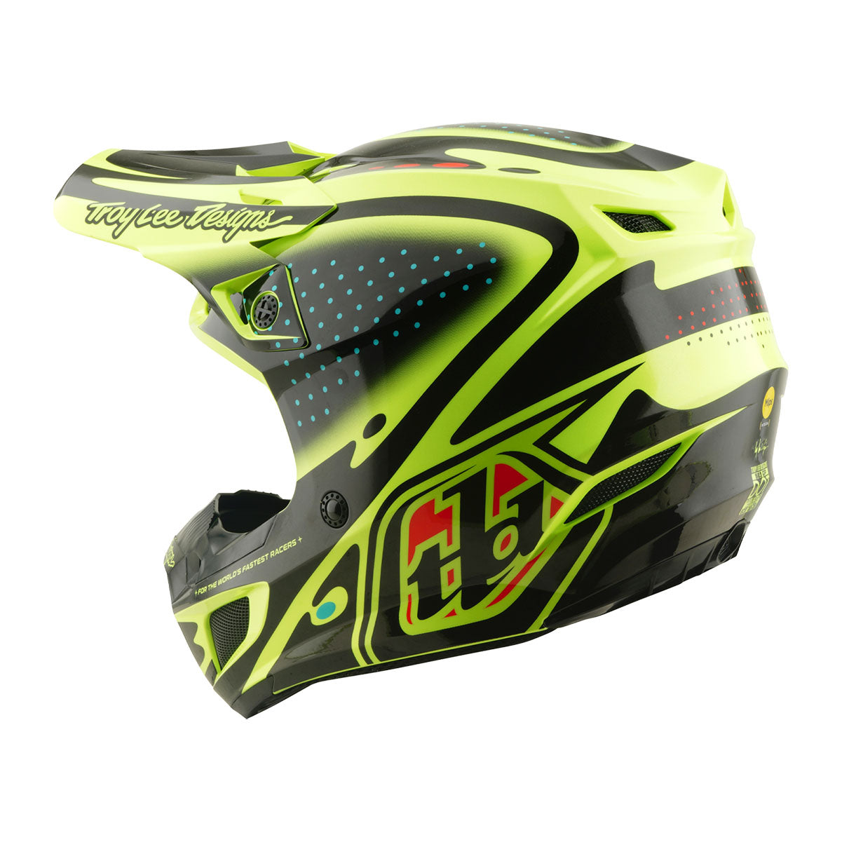 Casco para Moto SE5 Polycarbonate; The Line Flo Yellow