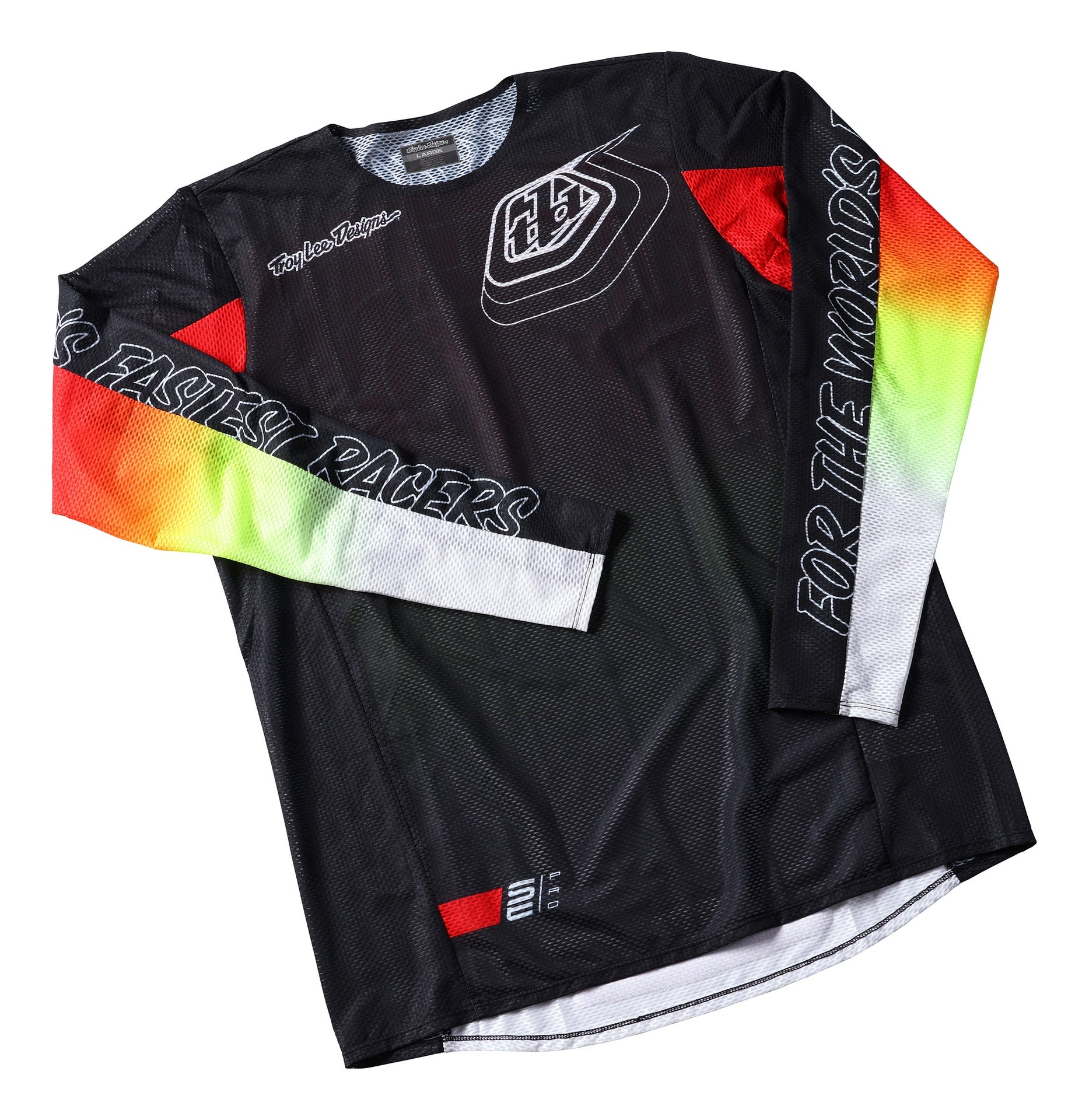 Jersey Troy Lee Designs Se Pro Moto Air Moto Richter Black / Fire