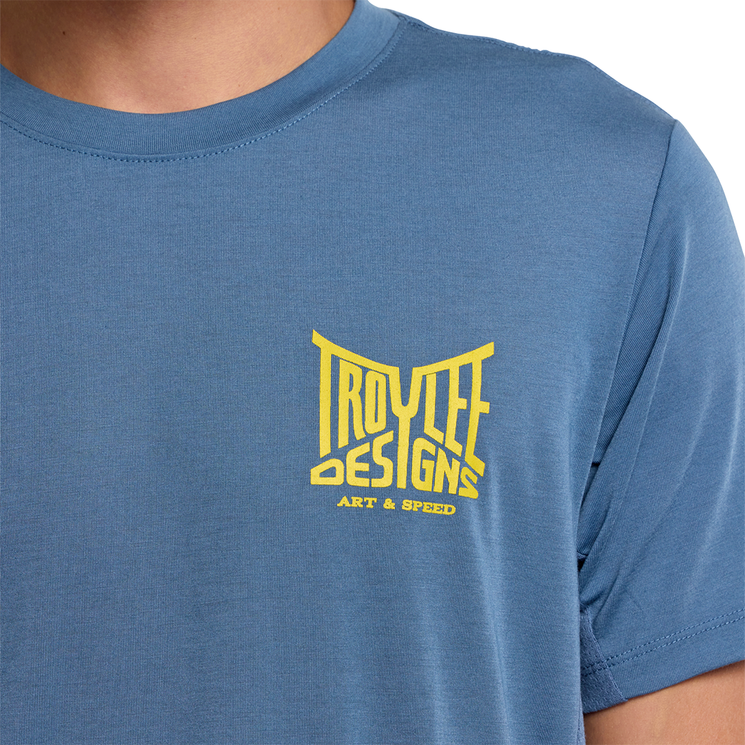 Jersey para MTB Skyline Ride Short Sleeve Tee; Handlebar Slate