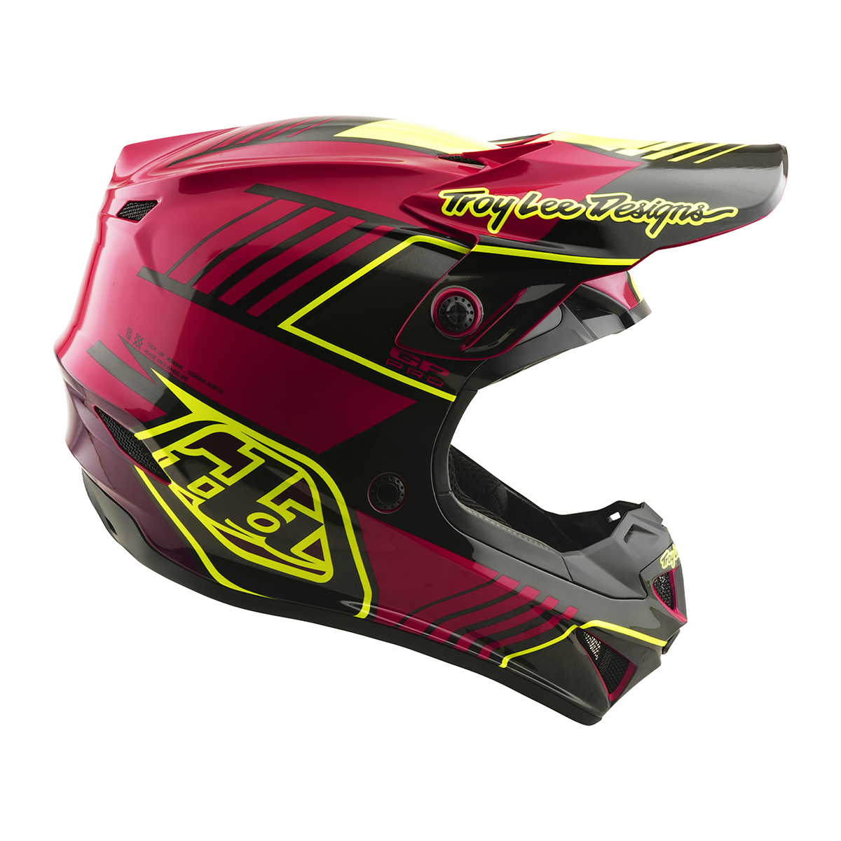 Casco de moto para niño TLD GP Pro Segment Fuchsia
