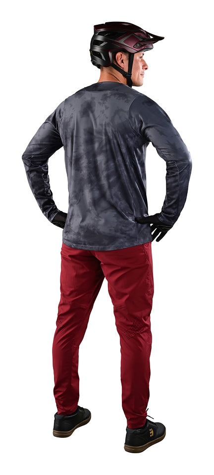 Jersey Troy Lee Designs Skyline Chill Manga Larga Tie Dye Charcoal