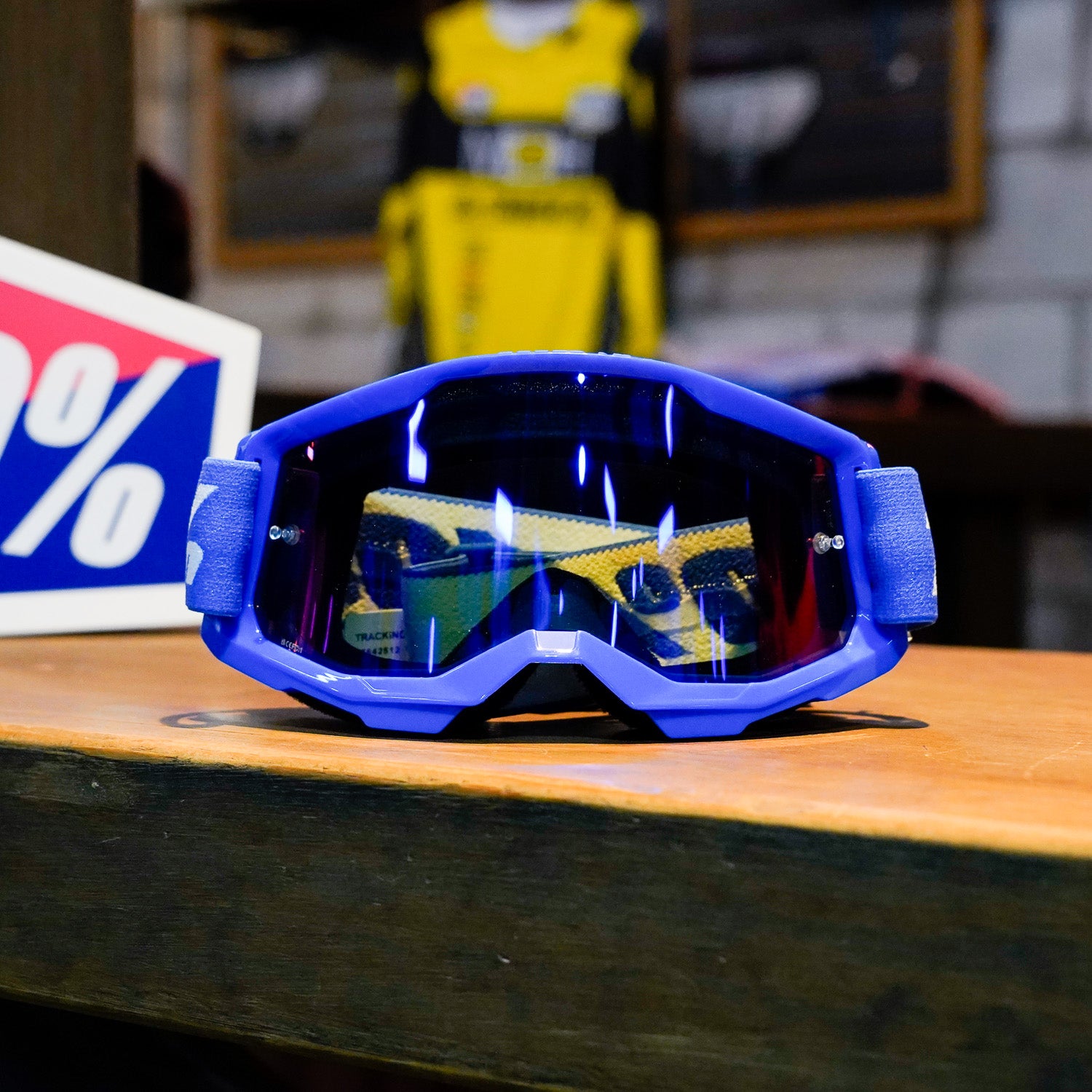 Goggles para niño 100% Strata 2 Blue - Mirror Red/Blue Lens