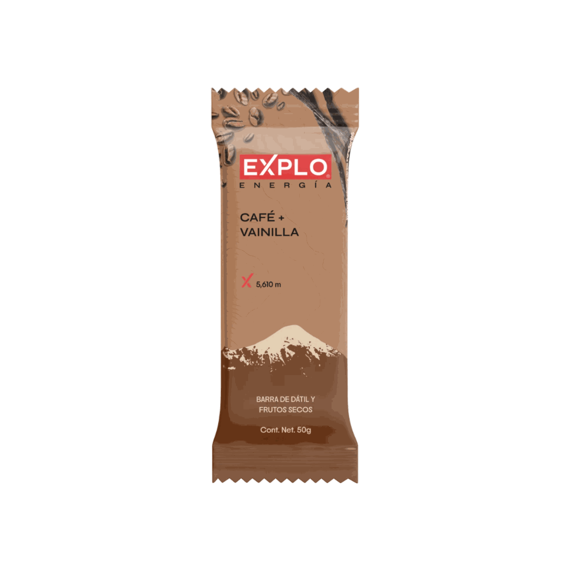 Barra energética EXPLO sabor Café + Vainilla 50 g