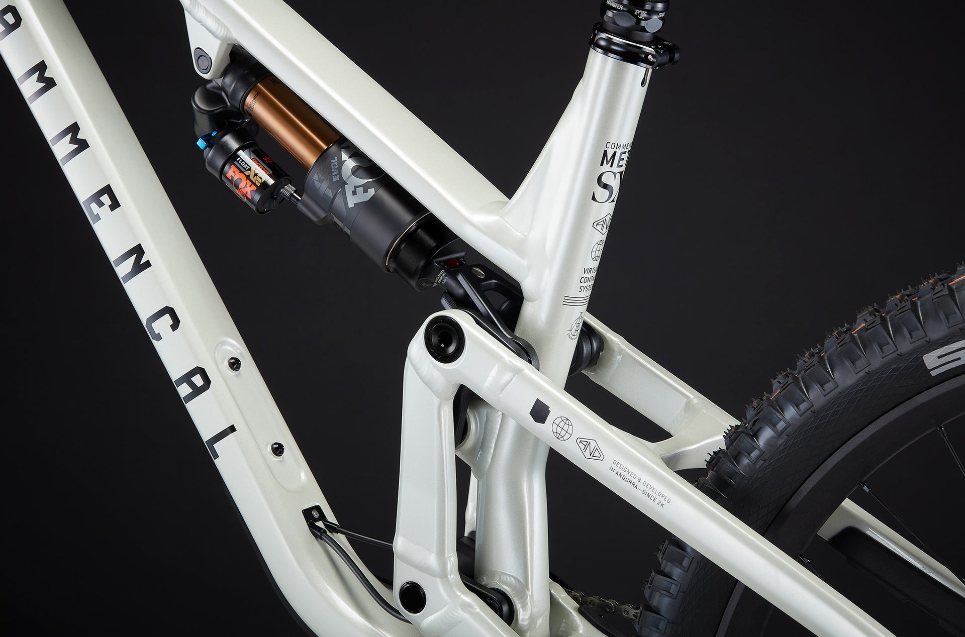 Commencal Meta Sx V5 Signature Clear Silver