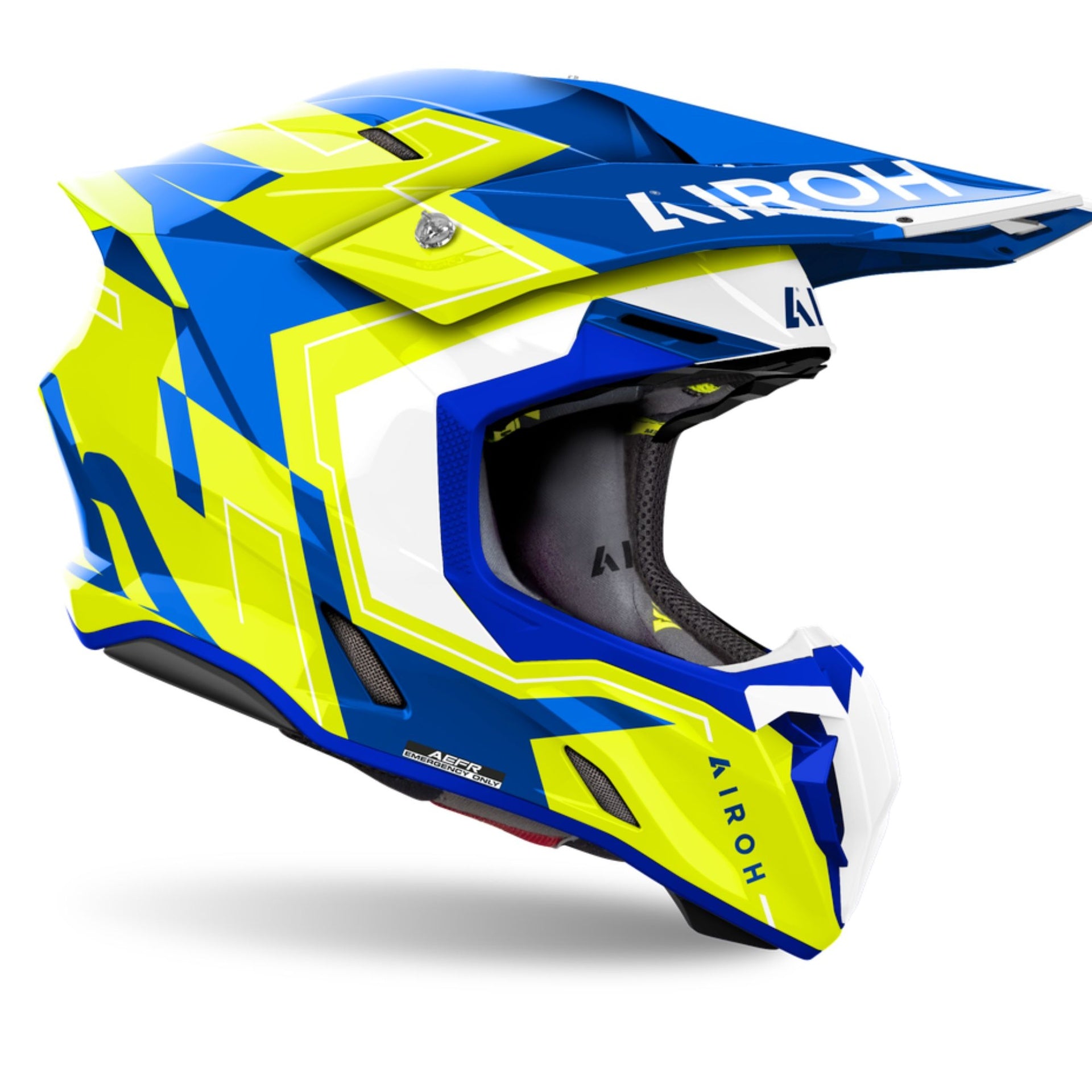 Casco Twist 3 Dynasty Blue/Yellow Gloss