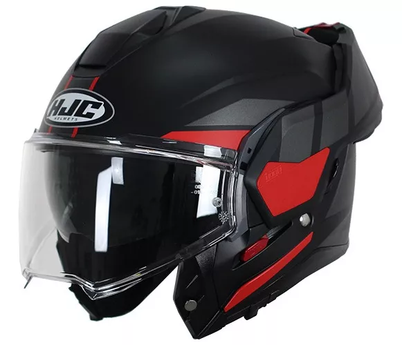 Casco HJC i100 BEI MC1SF Neg/Gris/Roj