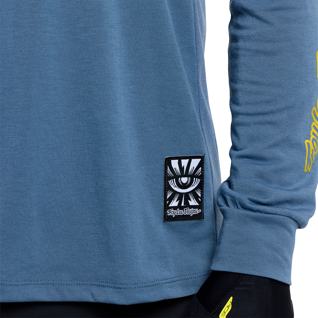 Jersey para MTB Skyline Ride Long Sleeve Tee; Handlebar Slate
