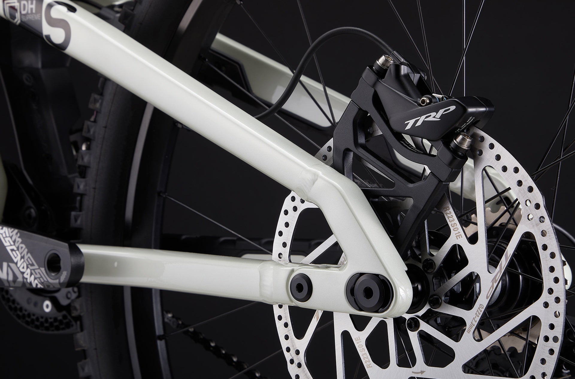 Commencal Supreme Dh V5 Signature Clear Silver