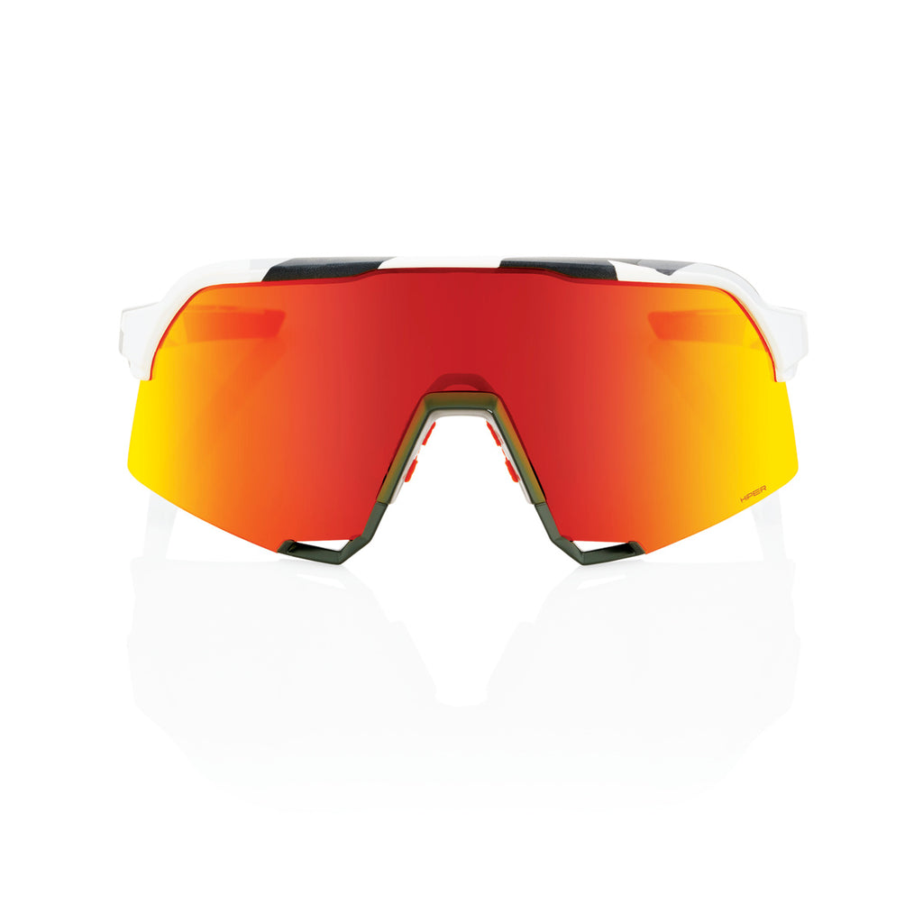Masque 100% Glendale – Soft Tact Grey Camo – Verres Hiper Red Multilayer Mirror – Neuf