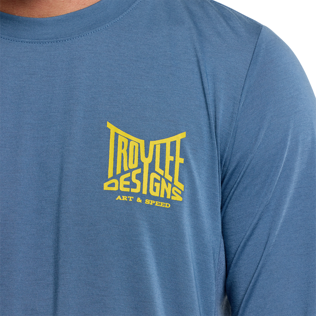 Jersey para MTB Skyline Ride Long Sleeve Tee; Handlebar Slate
