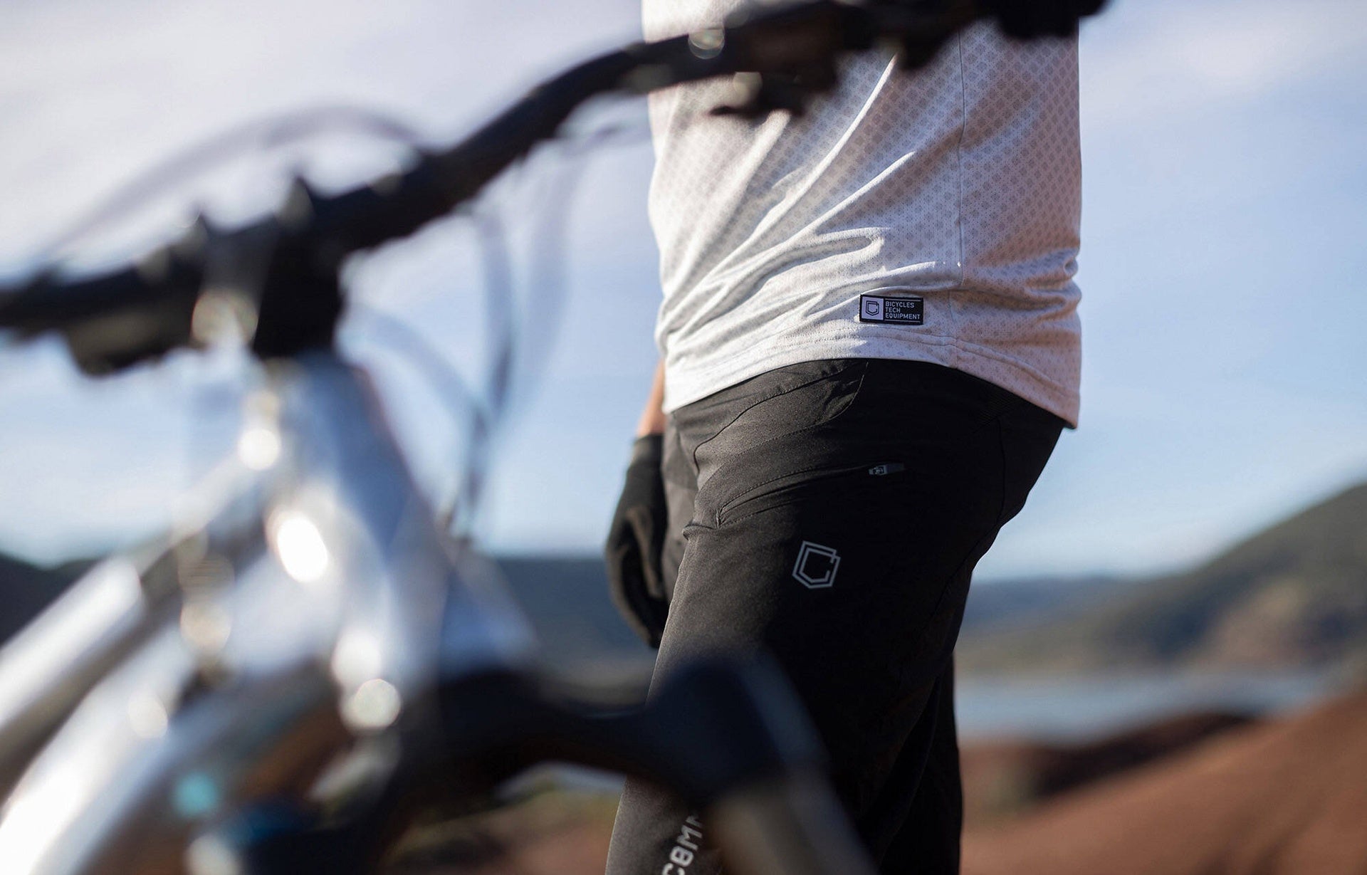 Jersey Mangas Cortas Commencal Light Grey