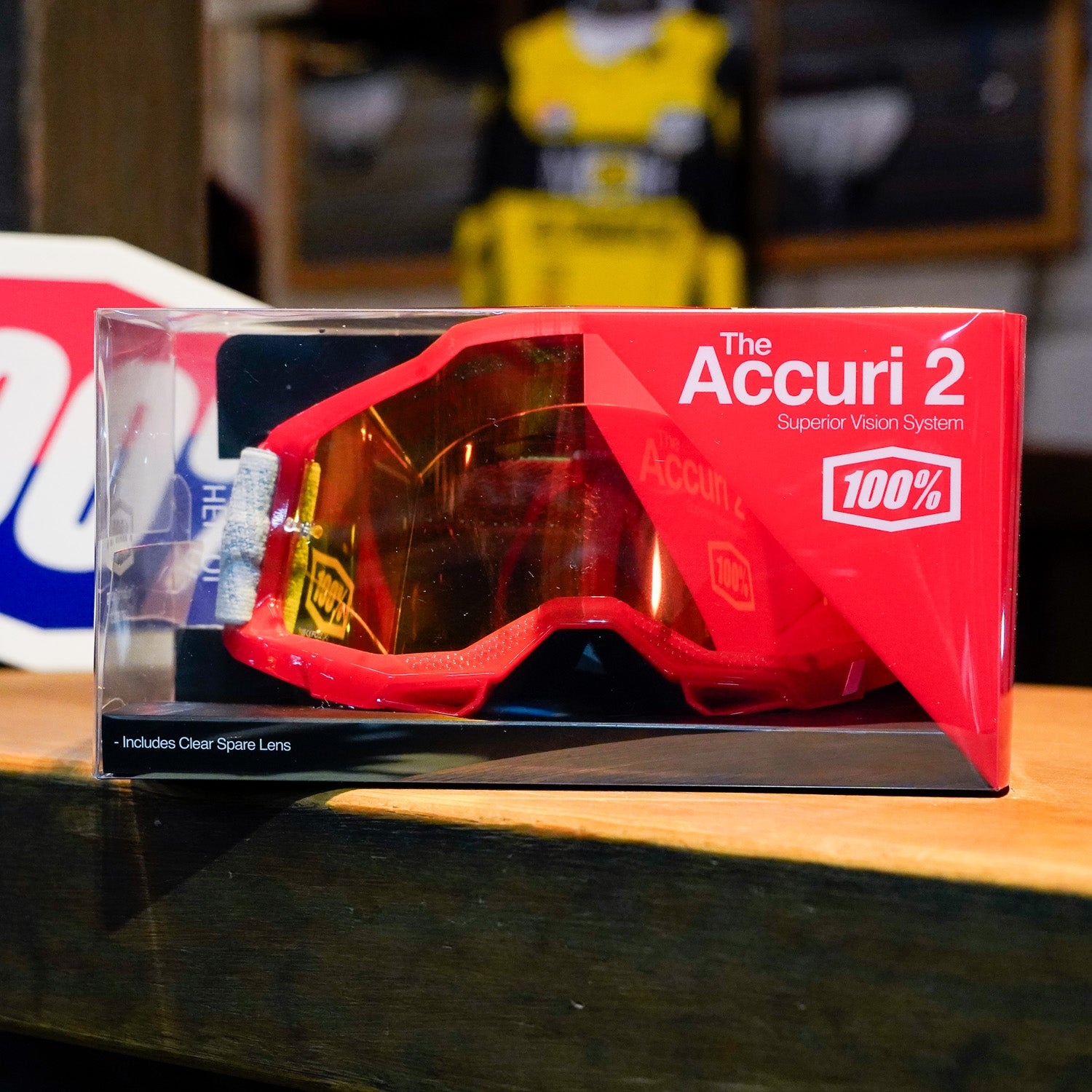 Goggles 100% Accuri 2 Gatorback - Mica Espejo Roja