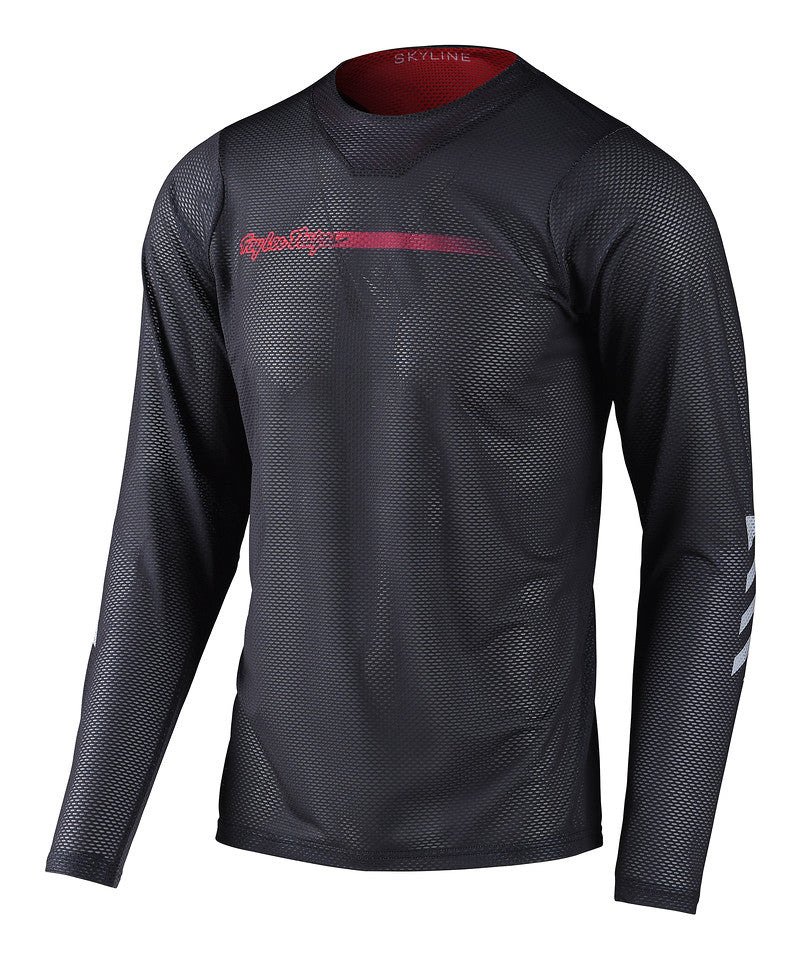 Jersey Troy Lee Designs Skyline Air MTB Manga Larga Channel Carbon