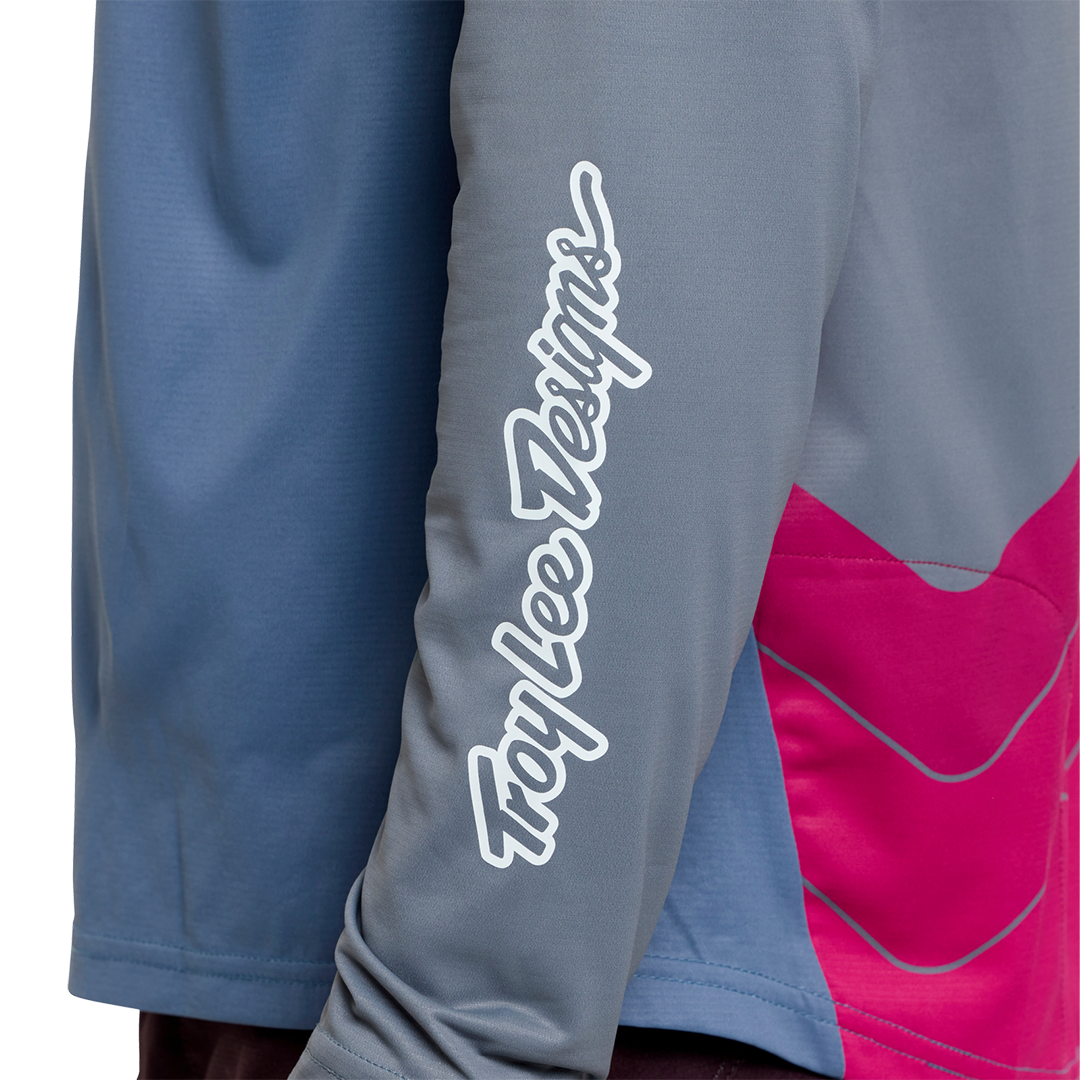Jersey para MTB Skyline Pro Long Sleeve Jersey; Descend Slate