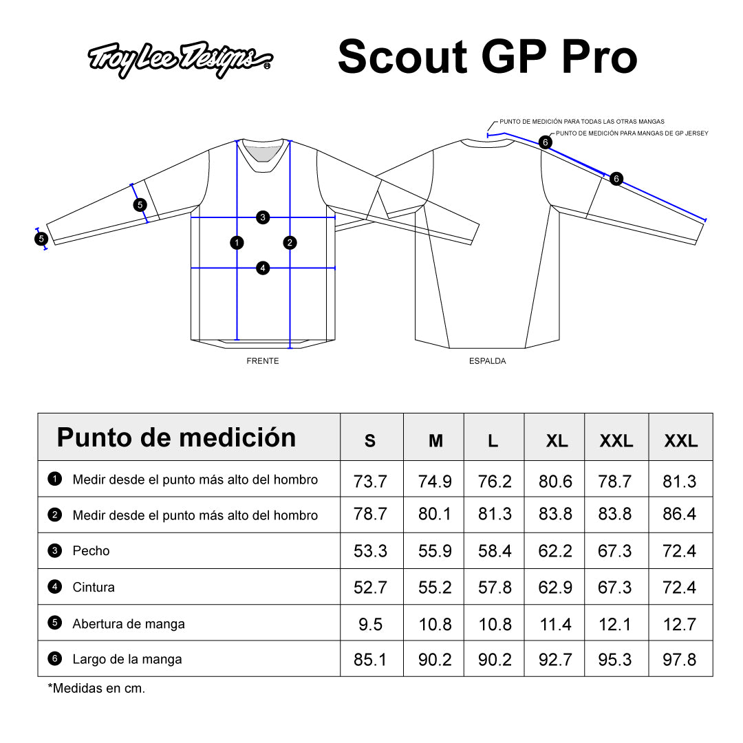 Jersey para Moto Scout GP Pro; Slab Timber