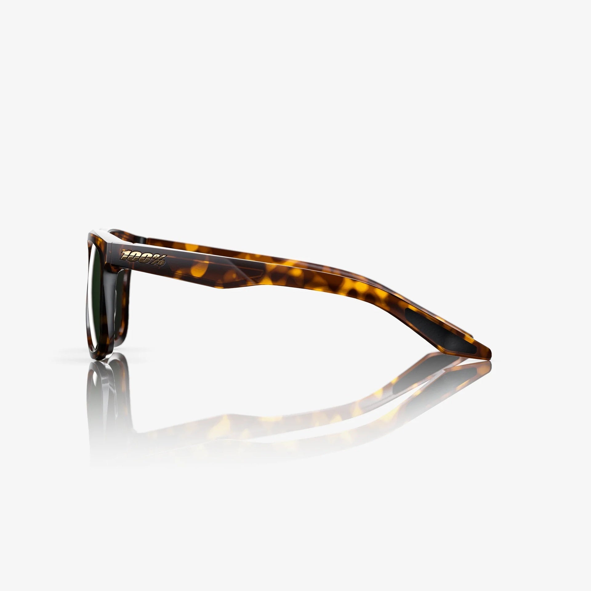 Lentes lifestyle 100% HUDSON Gloss Havana - Grey-Green Lens