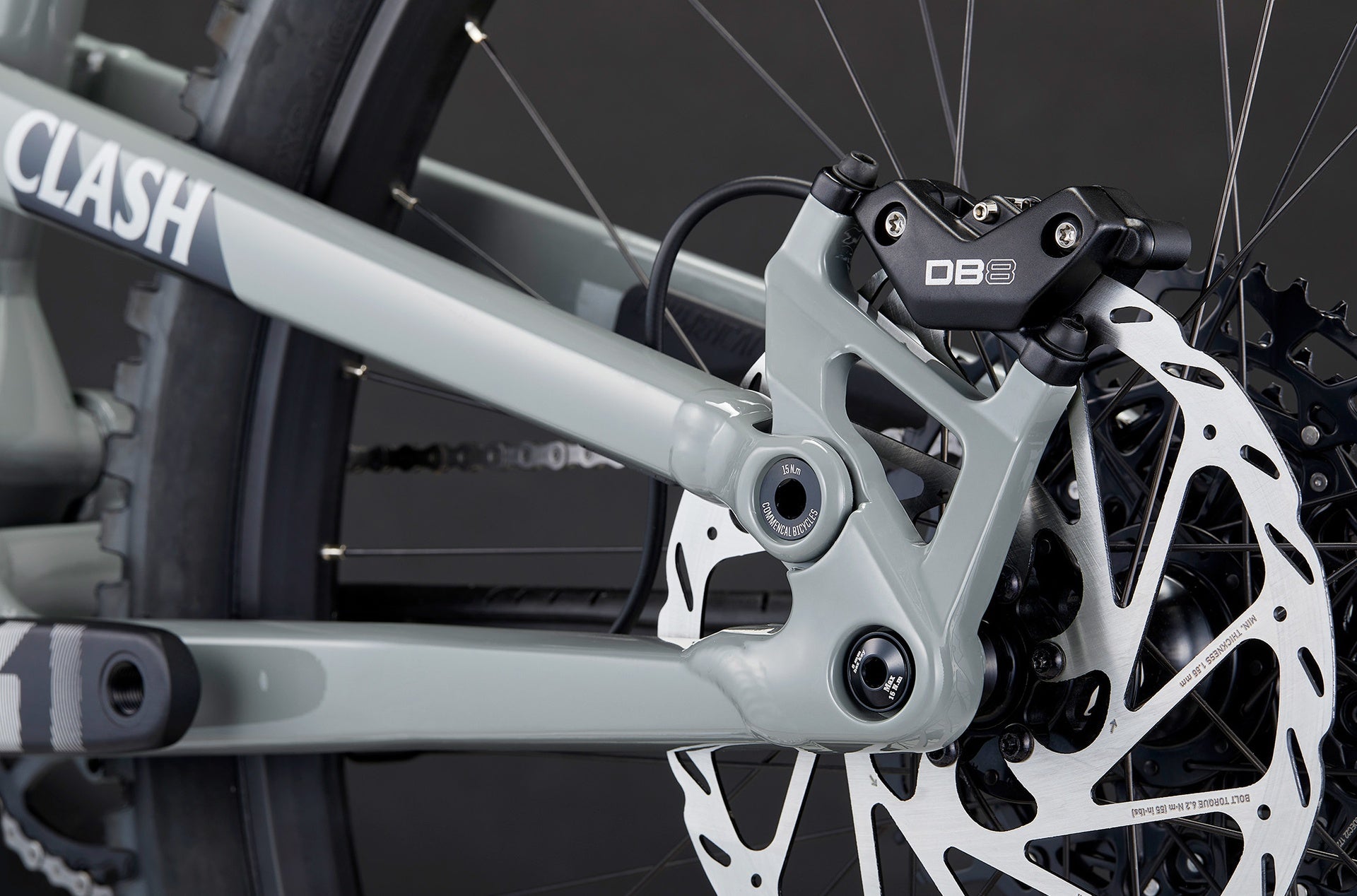 Commencal Clash Ride Pyrite Grey Rockshox